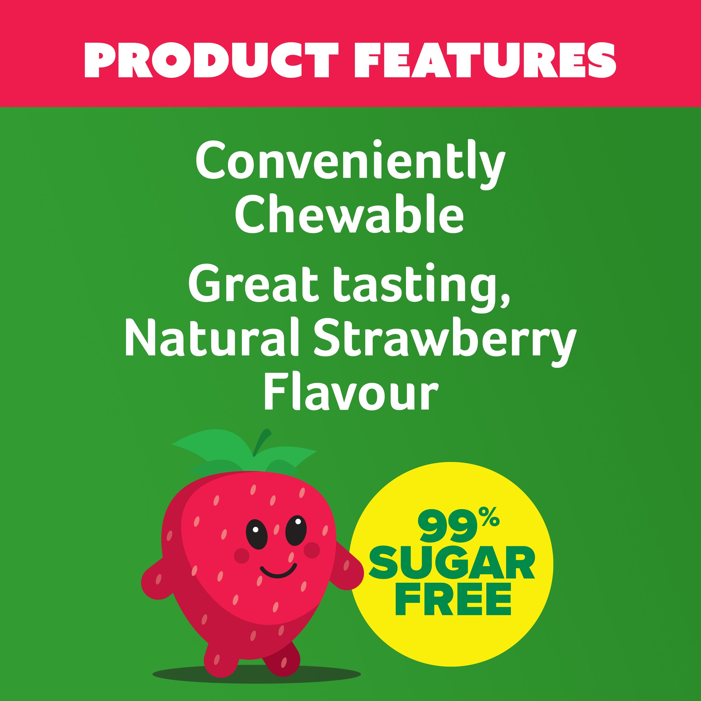 Cenovis Kids Chewable Vitamin C 250mg Strawberry 150 tablets - Image 5