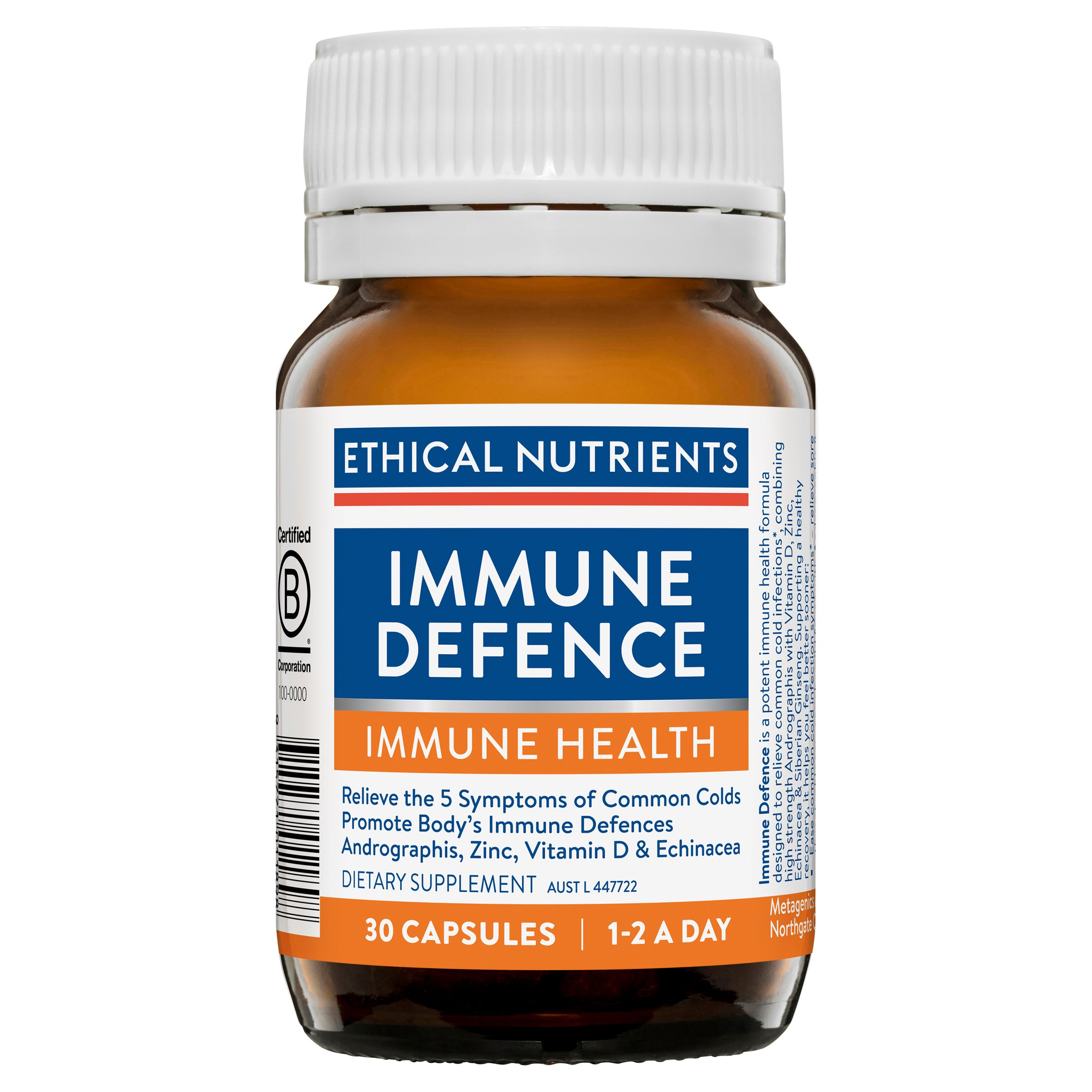 Ethical Nutrients Immune Defence 30 capsules - Image 1