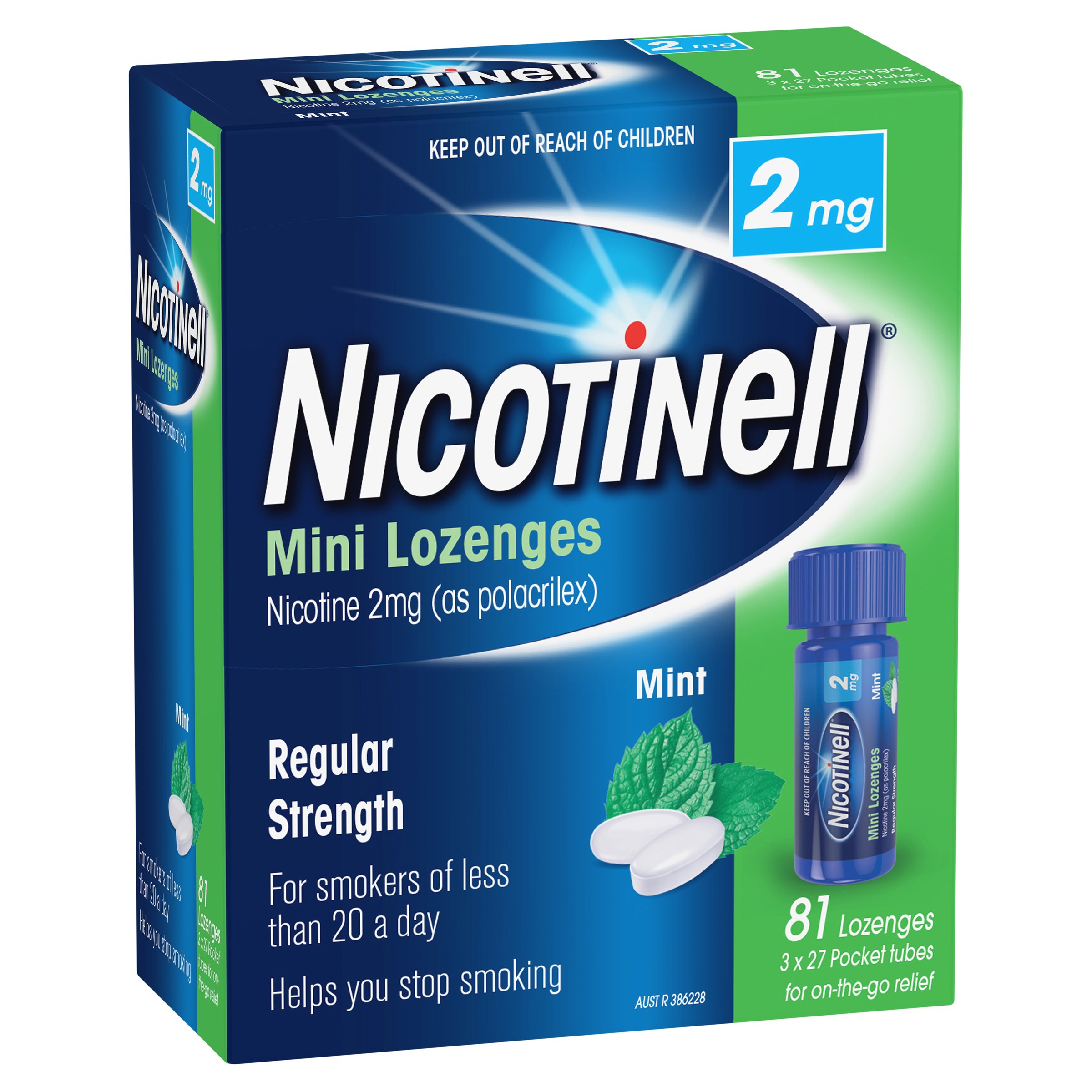 Nicotinell Mini Lozenges 2mg 81 lozenges - Image 6