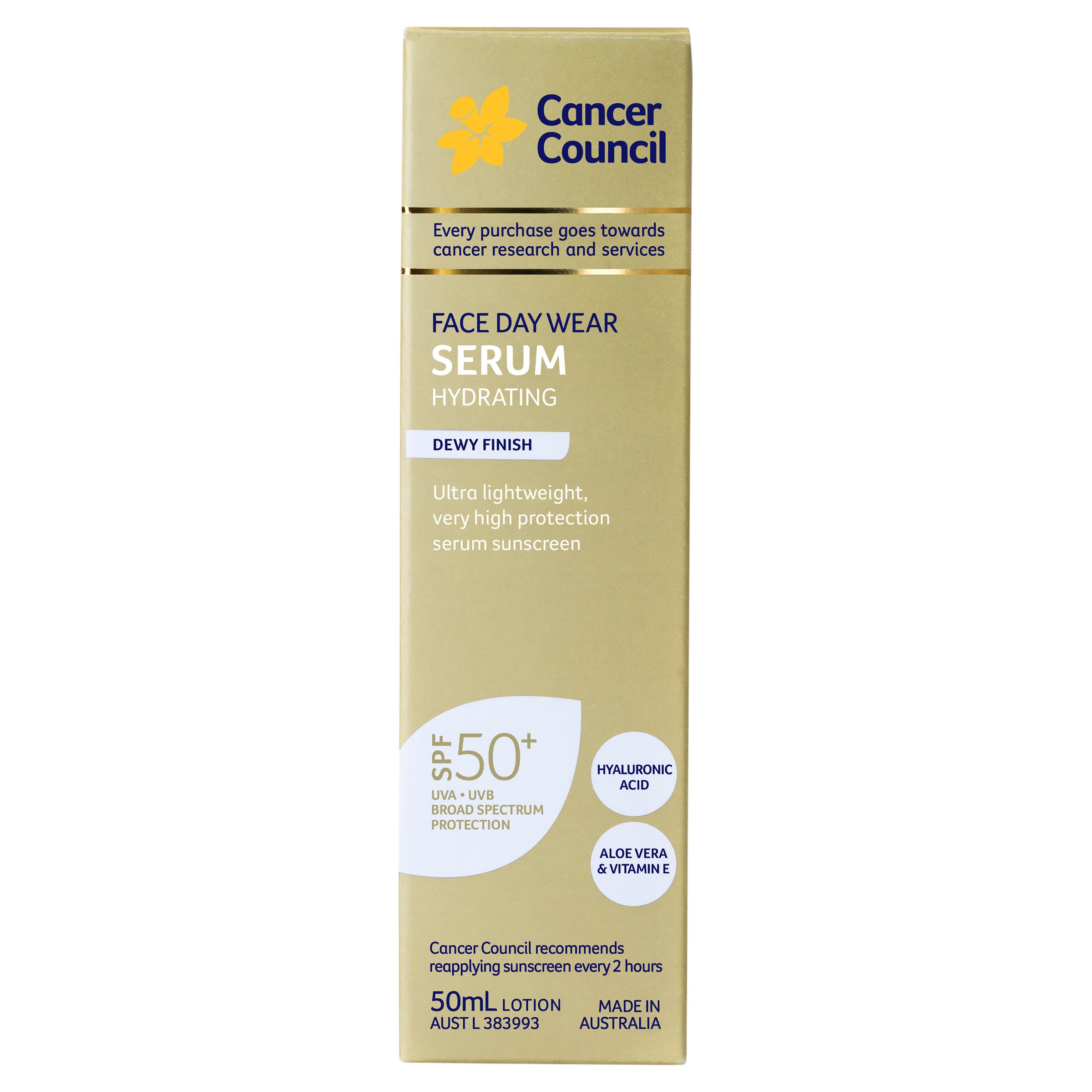 Cancer Council Face Day Wear Serum SPF50+ 50ml - Image 5