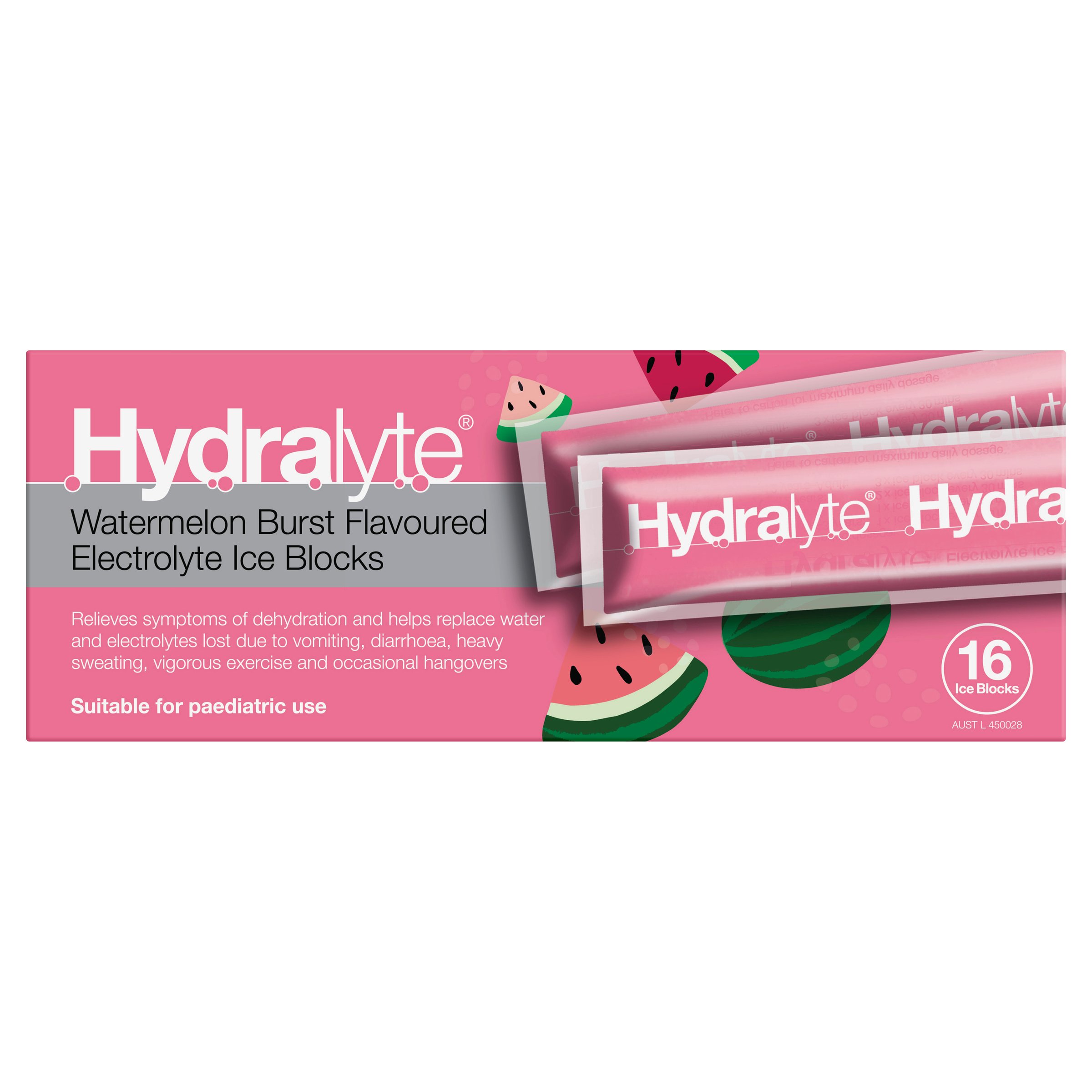 Hydralyte Ice Block Watermelon Burst 16 pack - Image 2