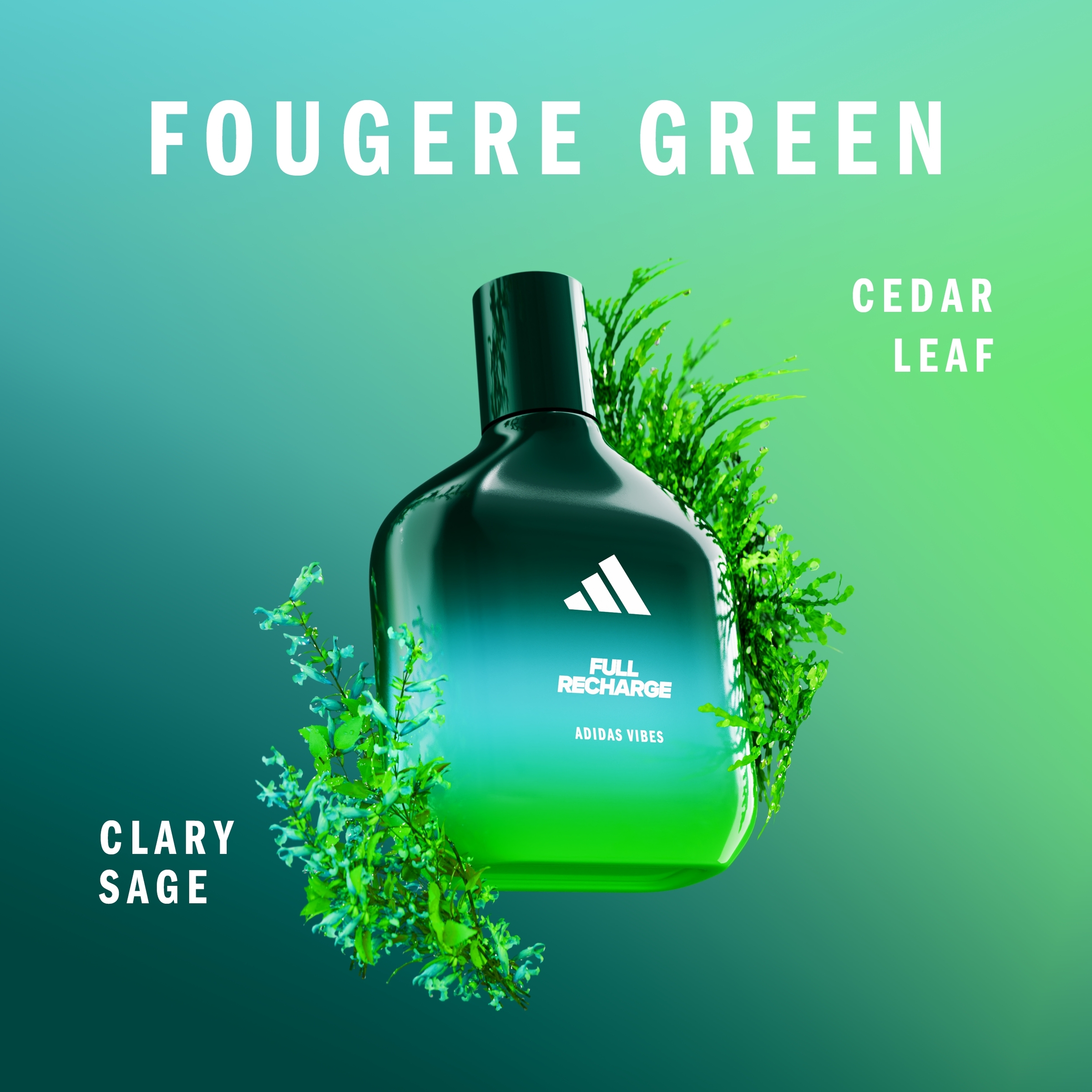 Adidas Vibes Full Recharge EDP Spray 100ml - Image 4