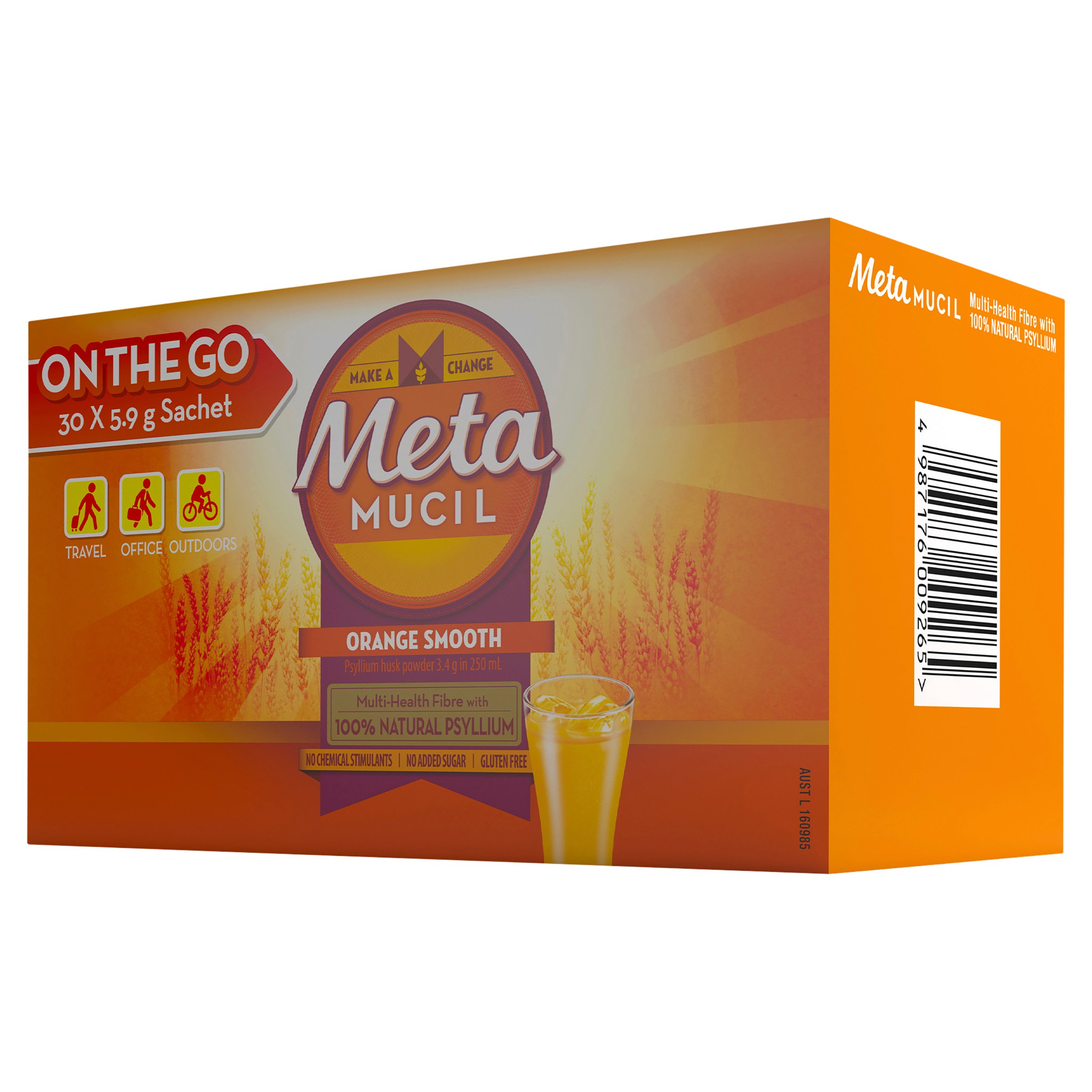 Metamucil Smooth Orange 30 doses - Image 4