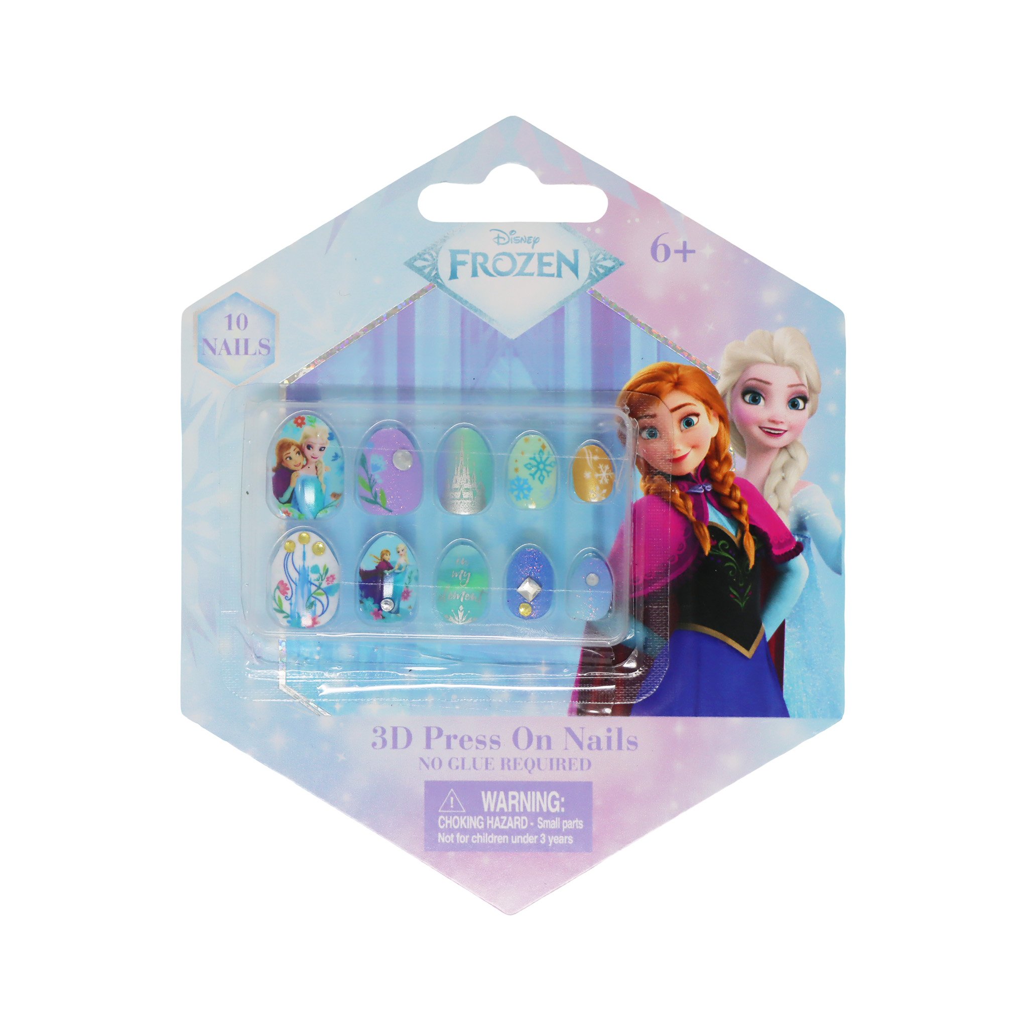 Disney Frozen 3D Press On Nails Assorted 1 each - Image 4