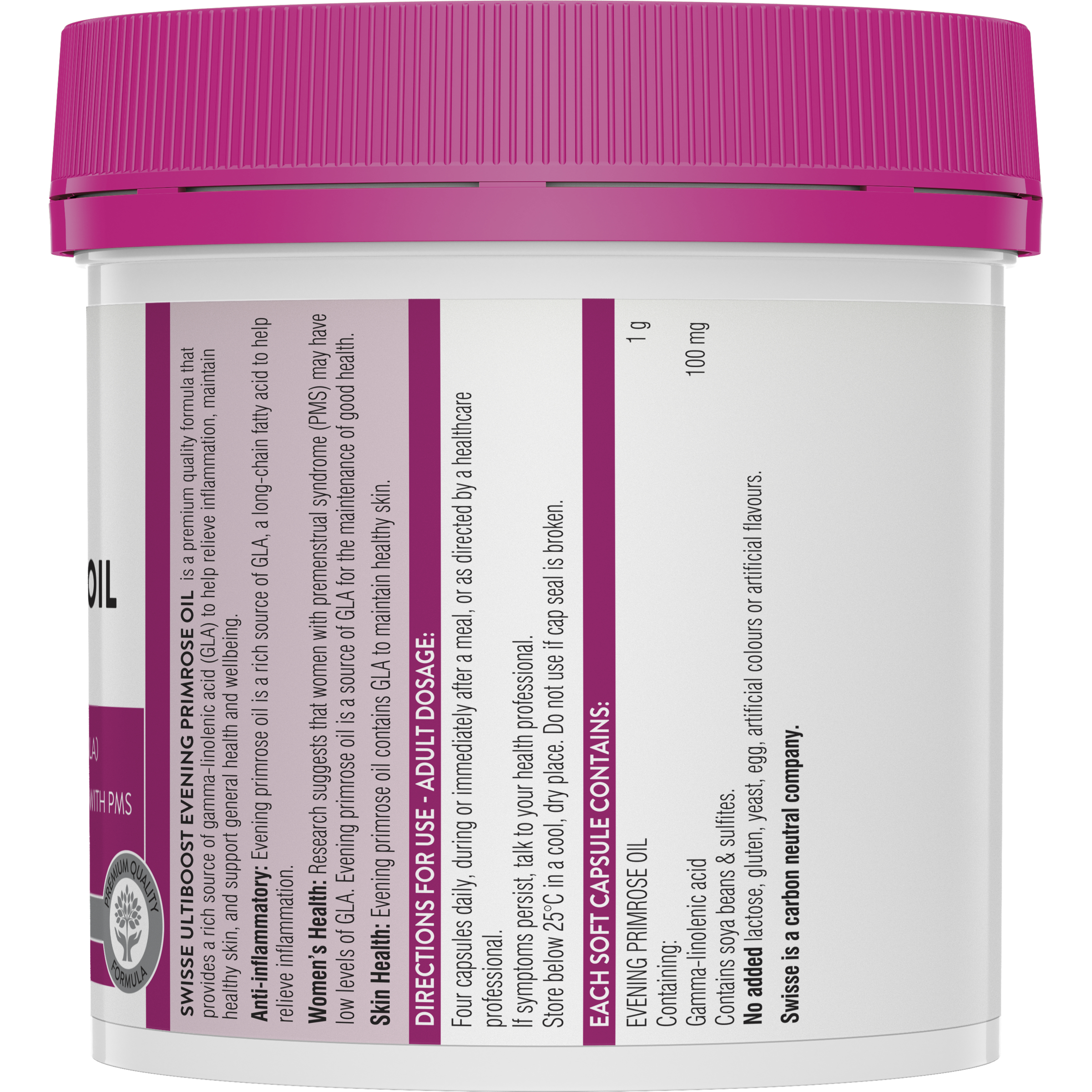Swisse Ultiboost Evening Primrose Oil - 200 capsules - Image 2