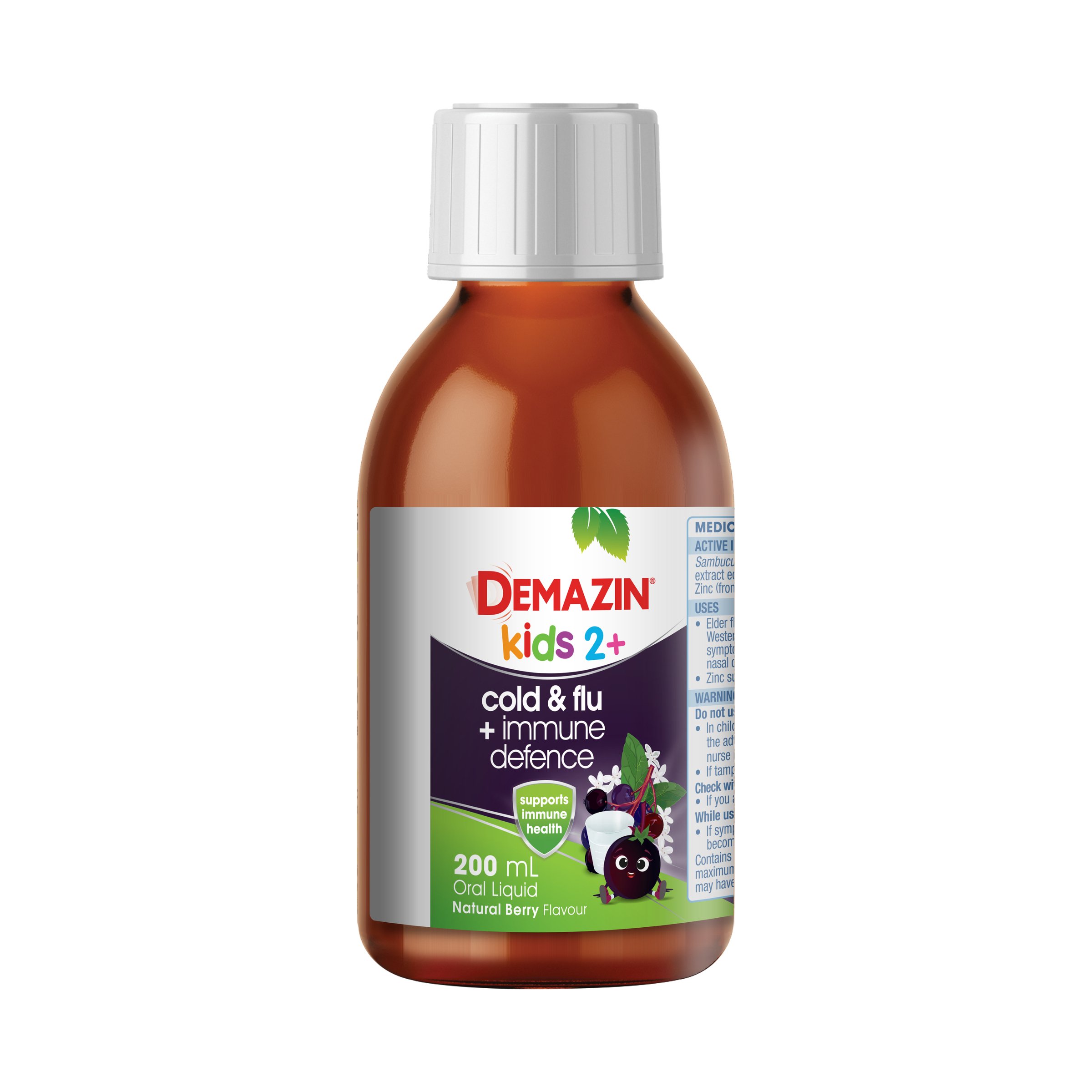 Demazin Cold And Flu + Immune Defence 200ml - Image 6