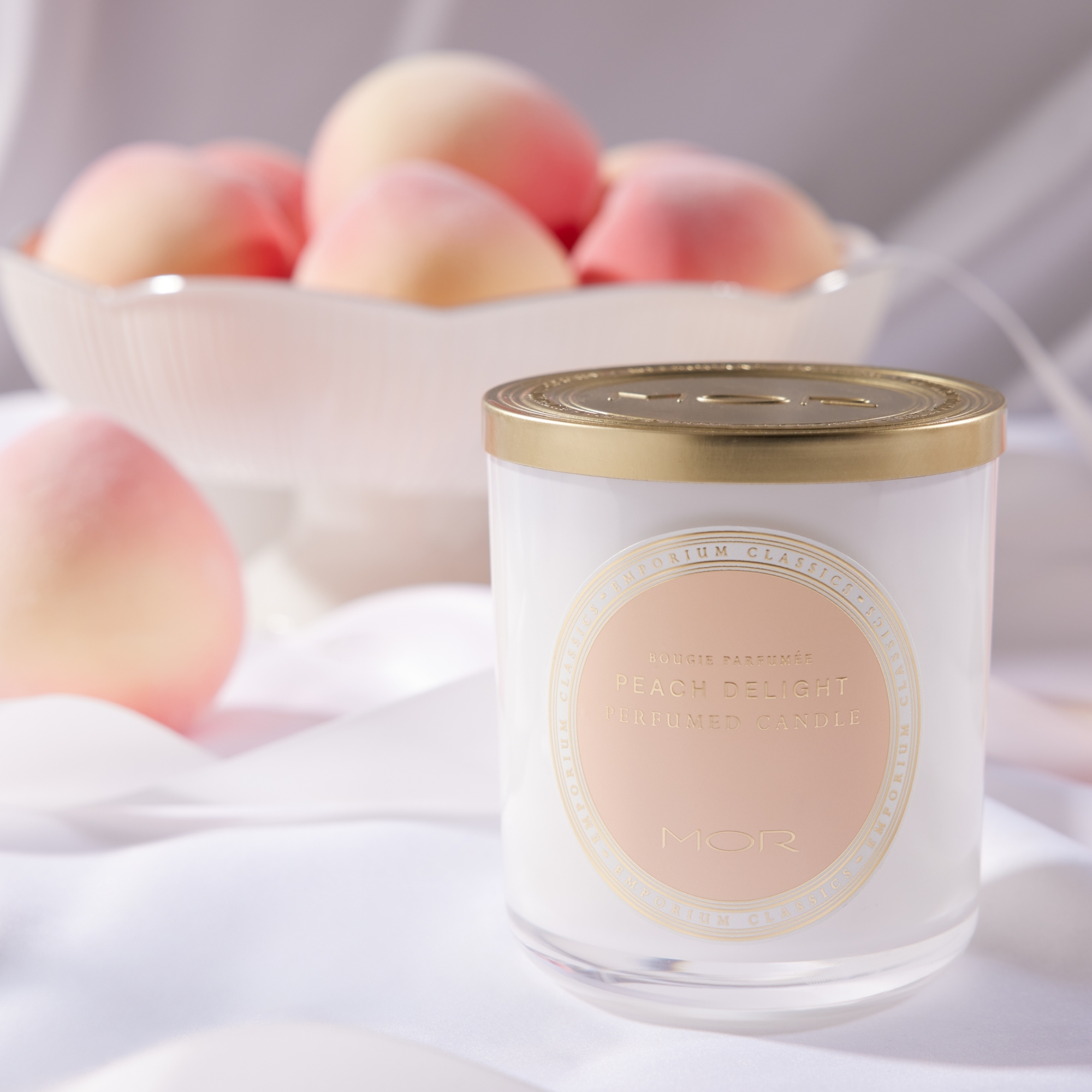 MOR Emporium Classics Peach Delight Perfumed Candle 380g - Image 2