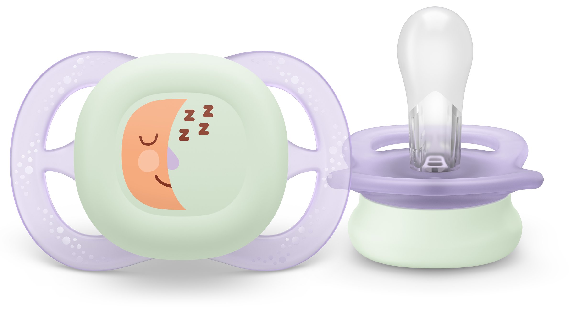 Avent Ultra Start Soother - Night time Glow 0-6 Months 2 pack - Image 4