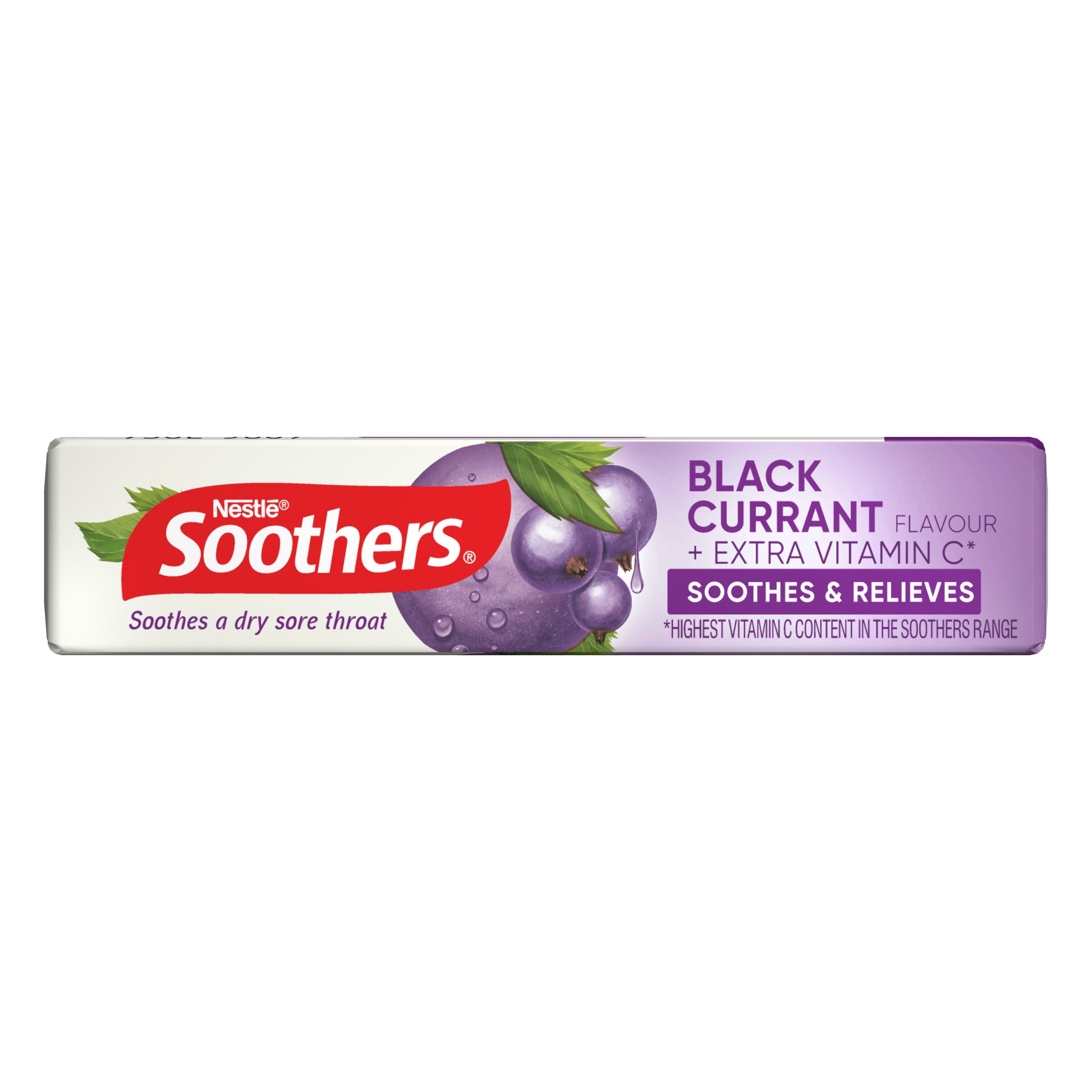 Soothers Blackcurrant Stick 10 lozenges - Image 1