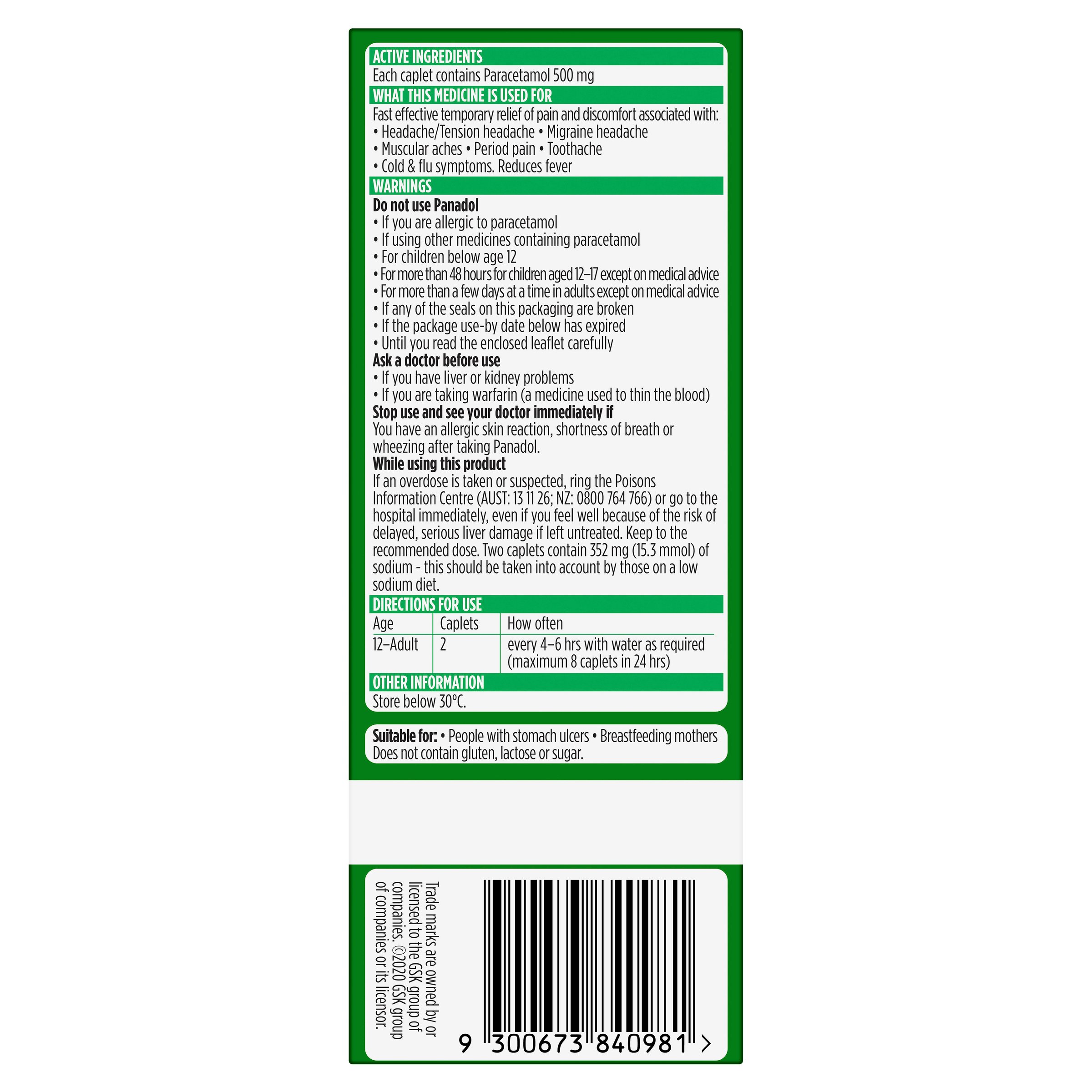Panadol Rapid 80 caplets - Image 4