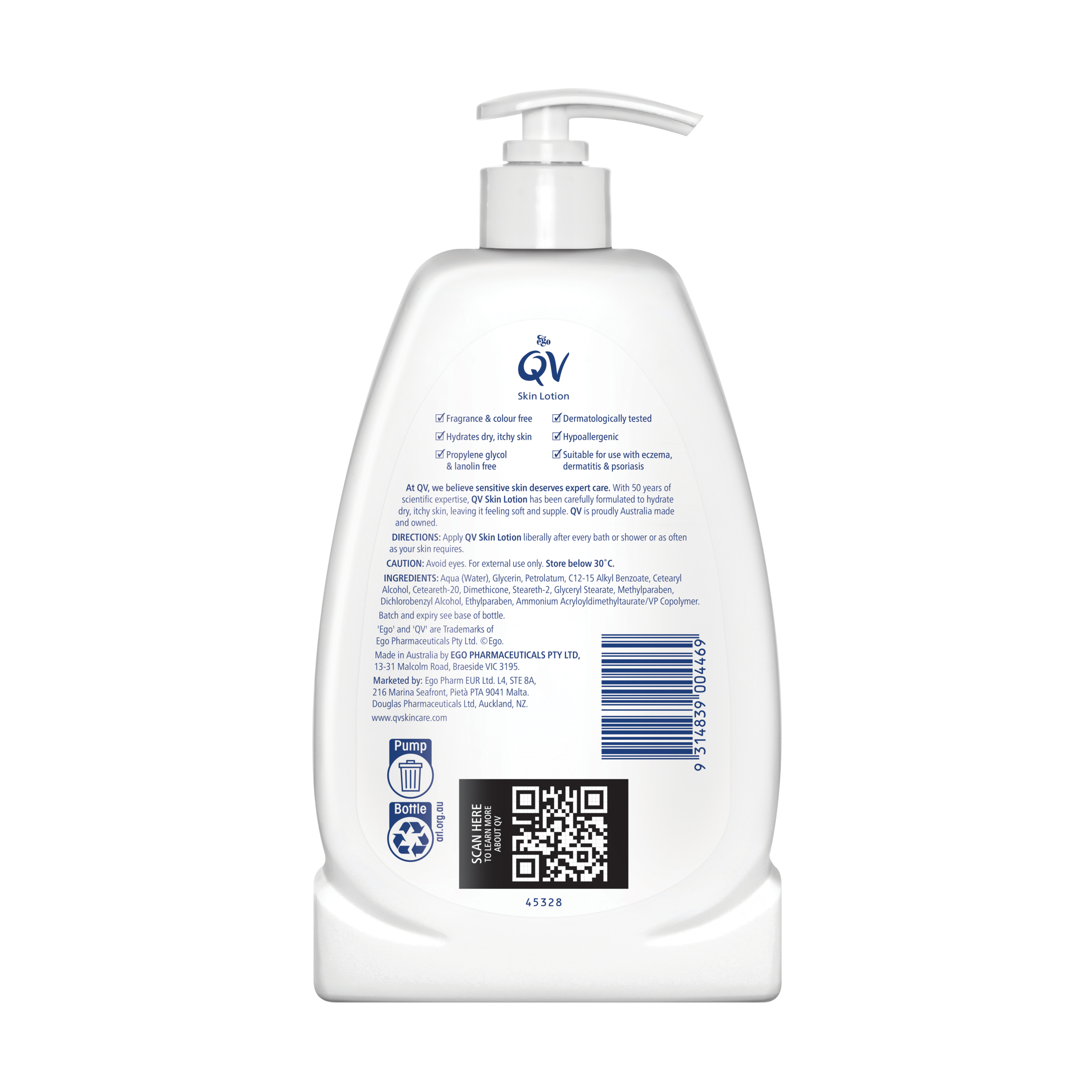 Ego QV Skin Lotion 500ml - Image 2