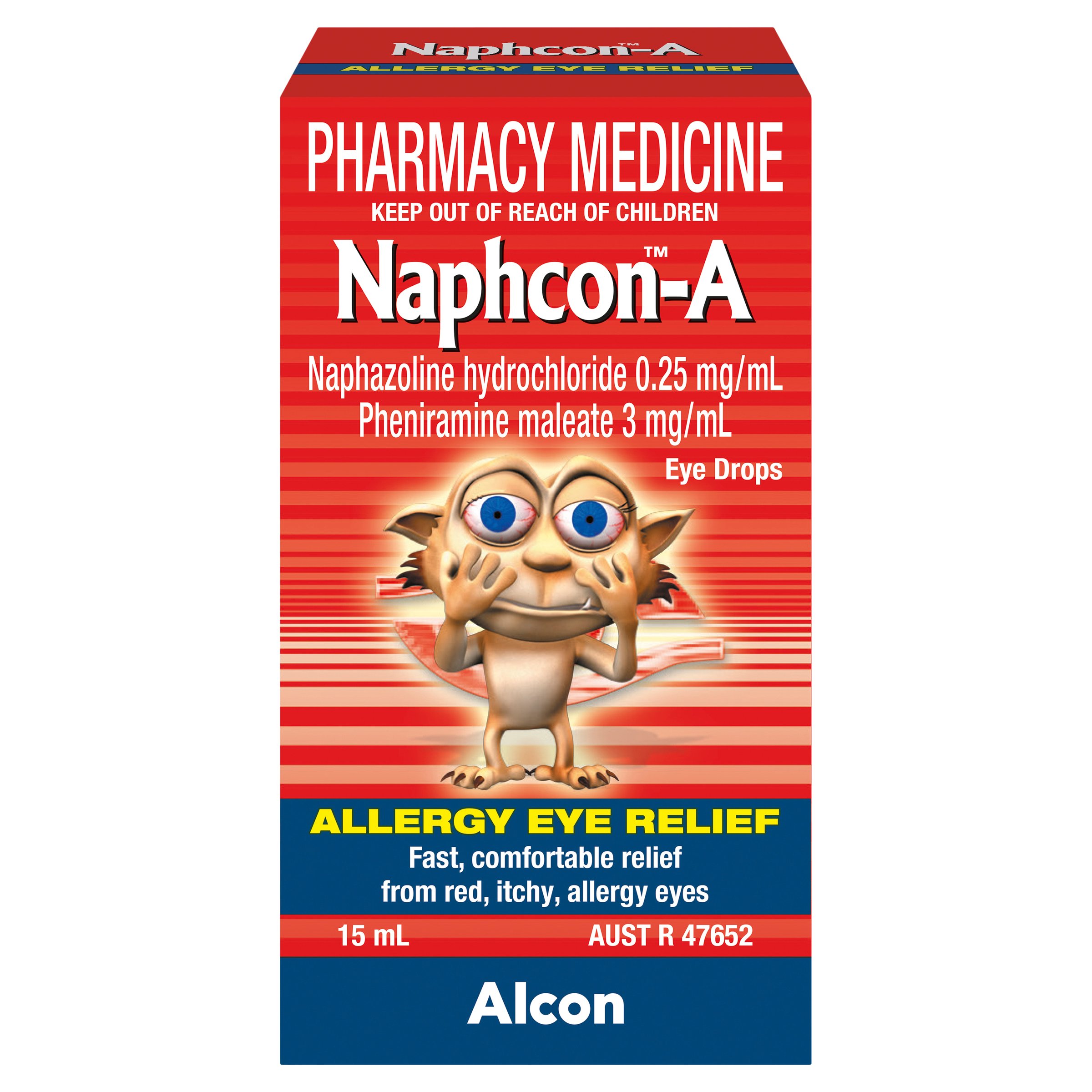 Naphcon A Allergy Relief Eye Drops 15ml - Image 2