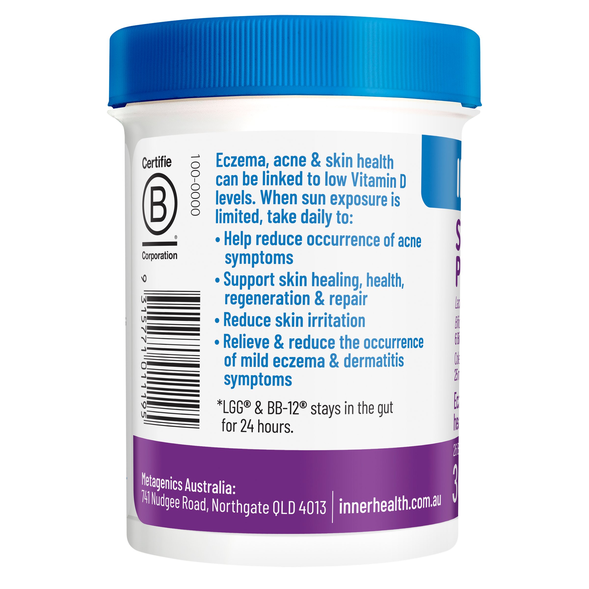 Inner Health Skin Shield Probiotic 30 capsules - Image 3