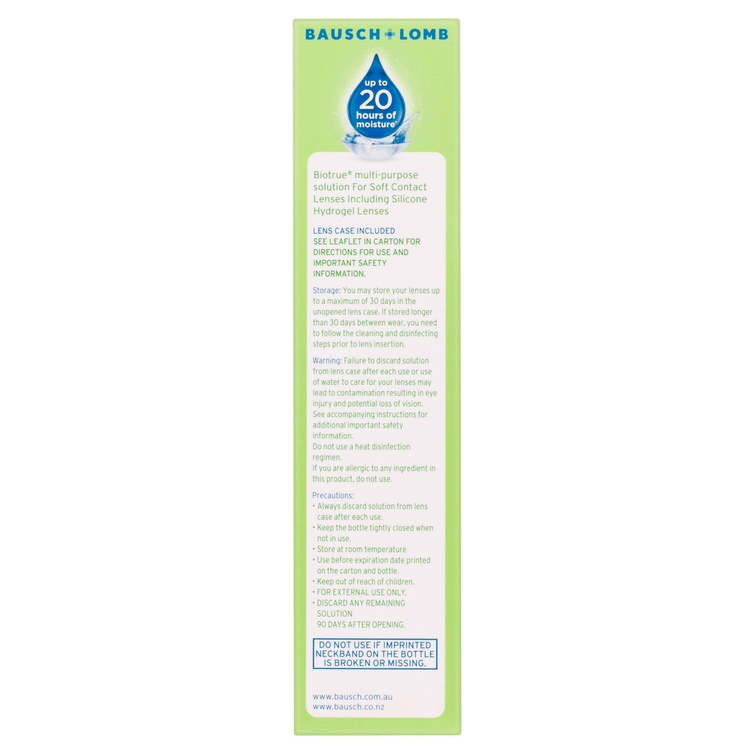 Bausch & Lomb Biotrue Multi Purpose Solution Travel Pack 60ml - Image 4