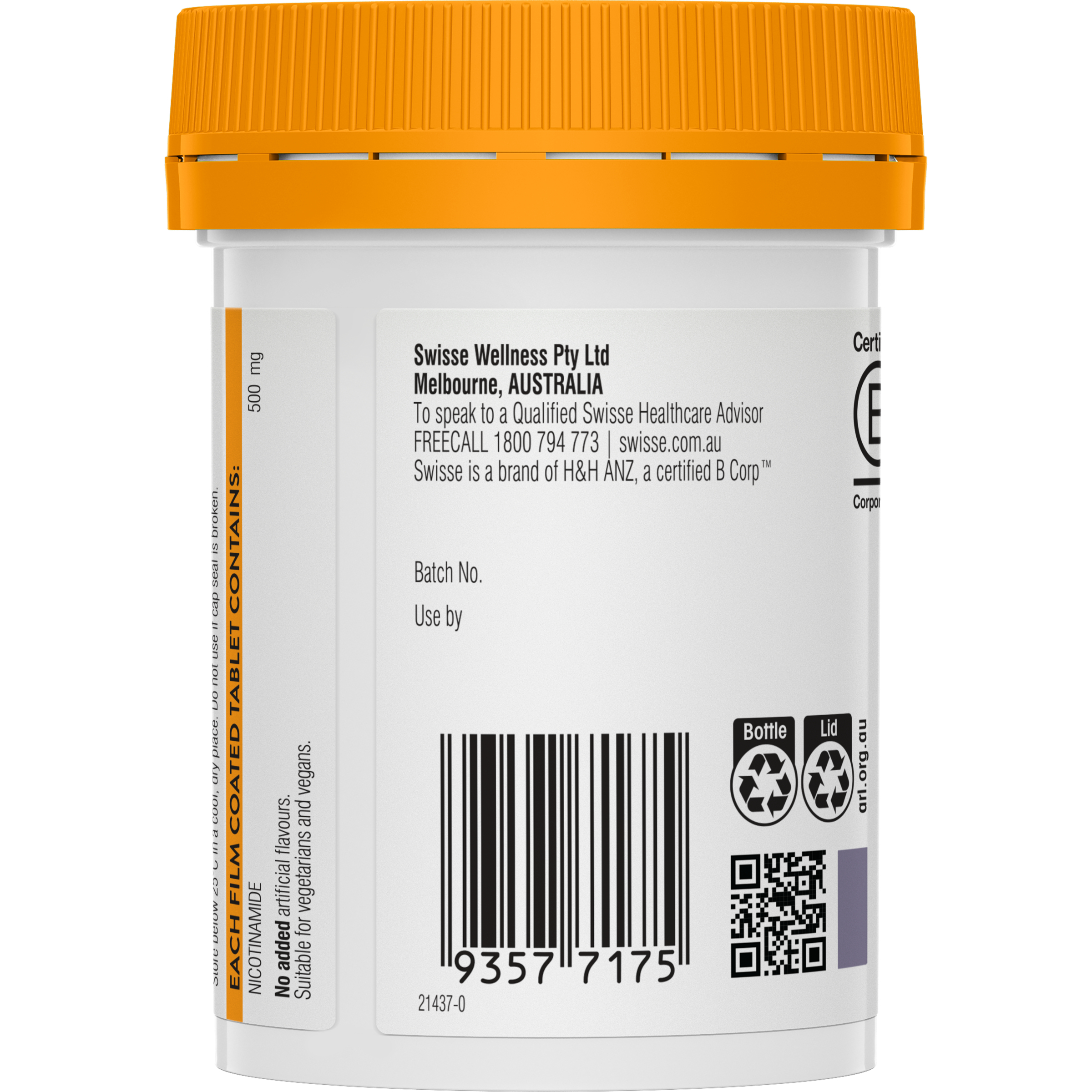 Swisse Ultiboost Vitamin B3 - 60 tablets - Image 3