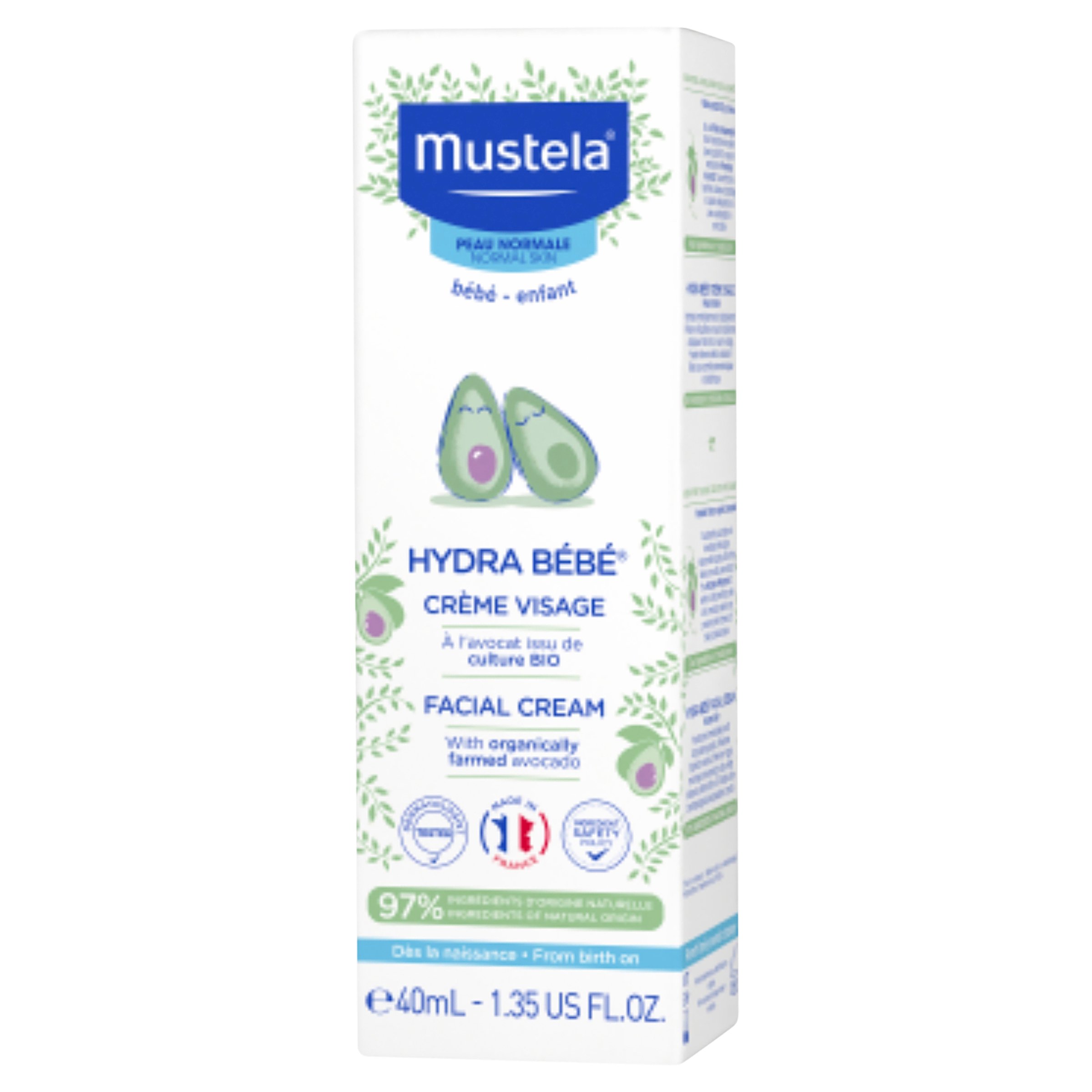 Mustela Hydra-Bebe Face Cream 40ml - Image 5