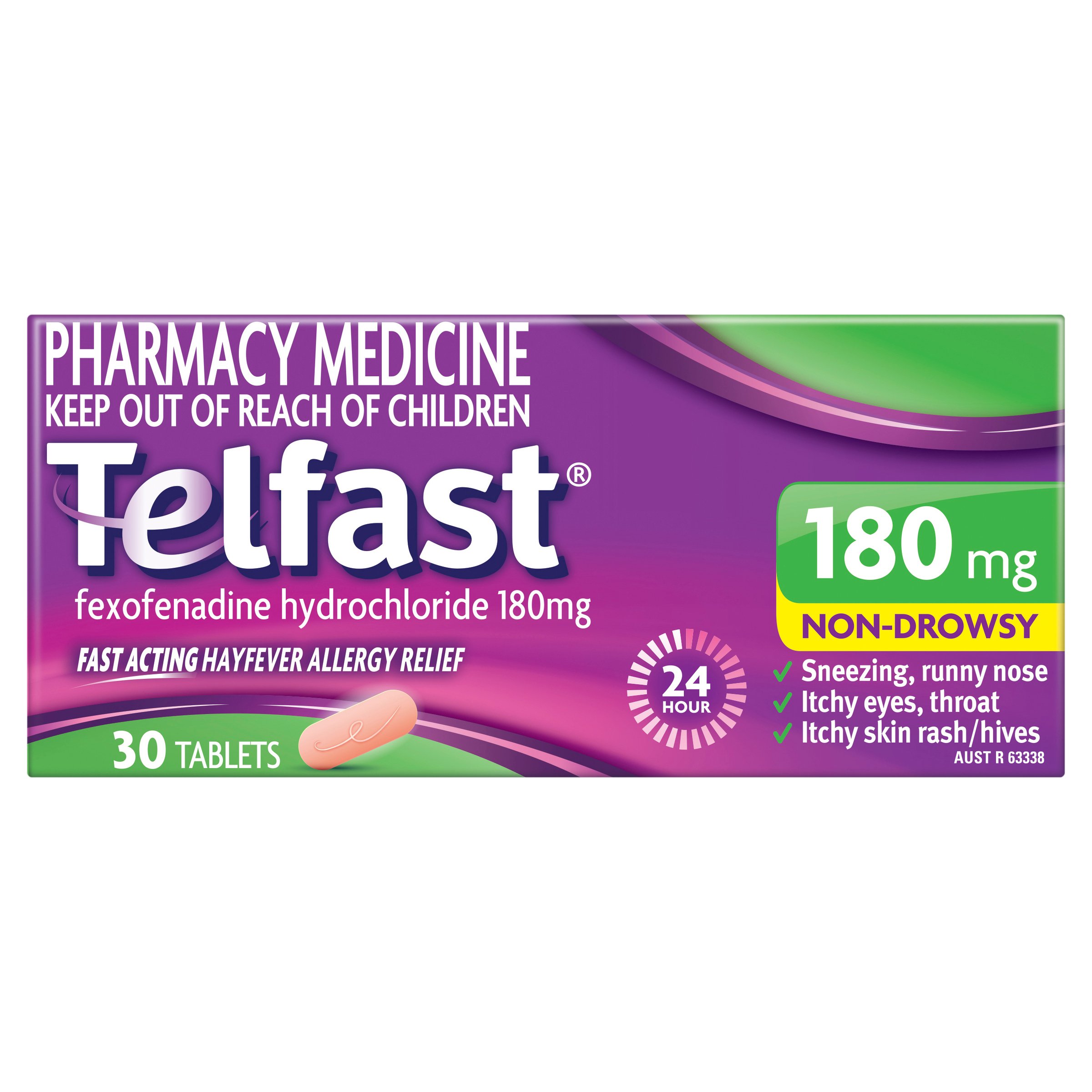 Telfast 180mg - 30 tablets - Image 1