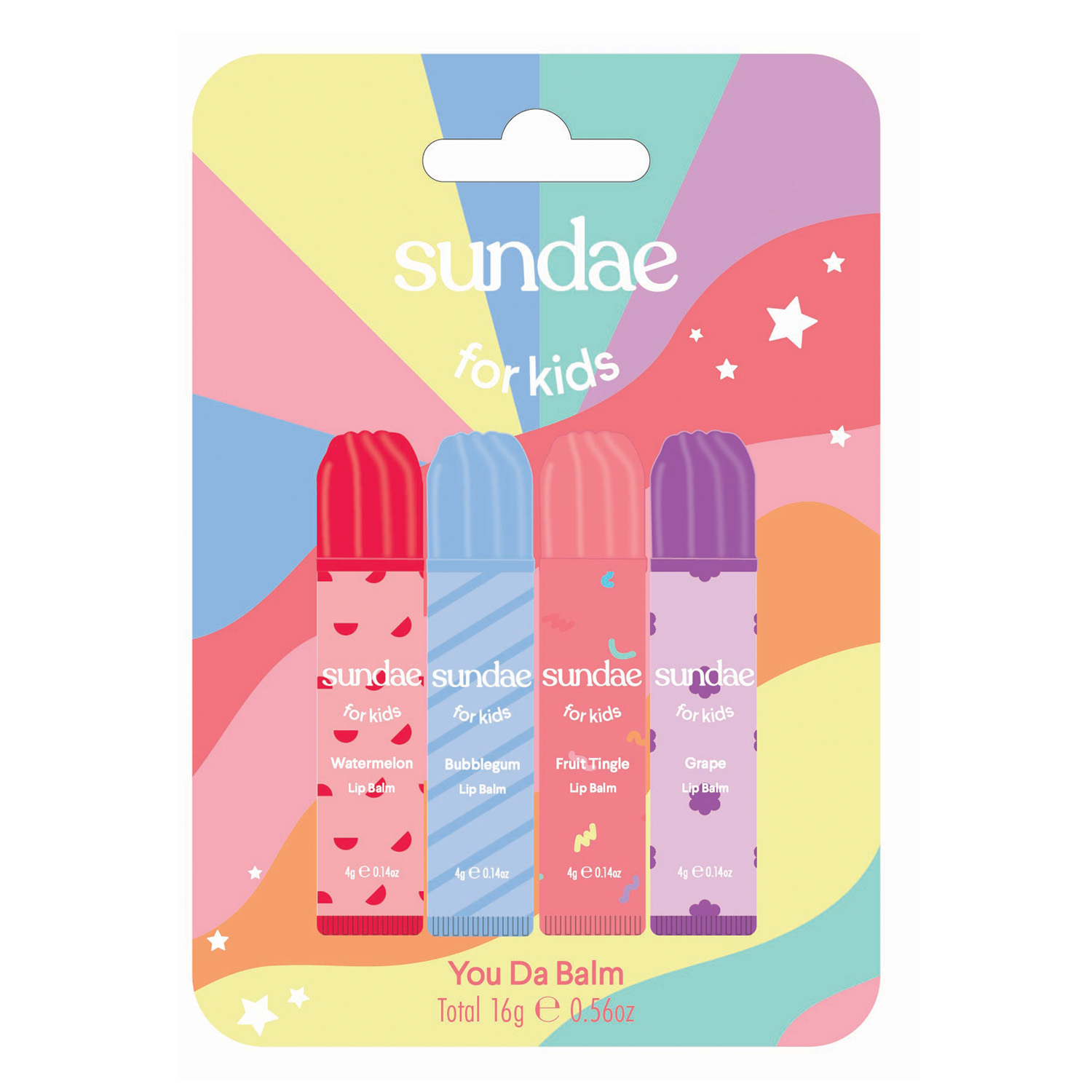 Sundae Lip Balm Set 4 piece