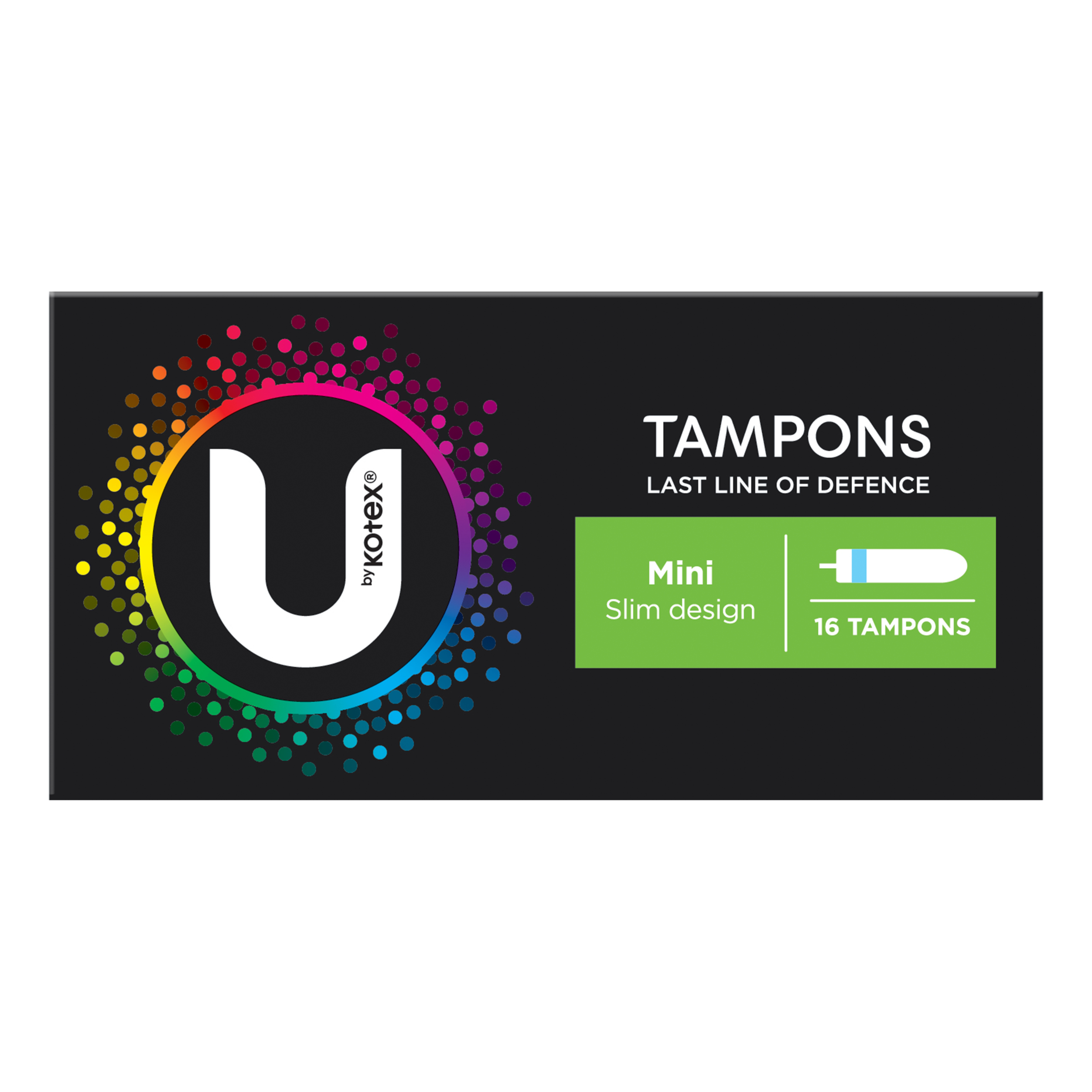 U by Kotex Tampons Mini 16 pack - Image 1