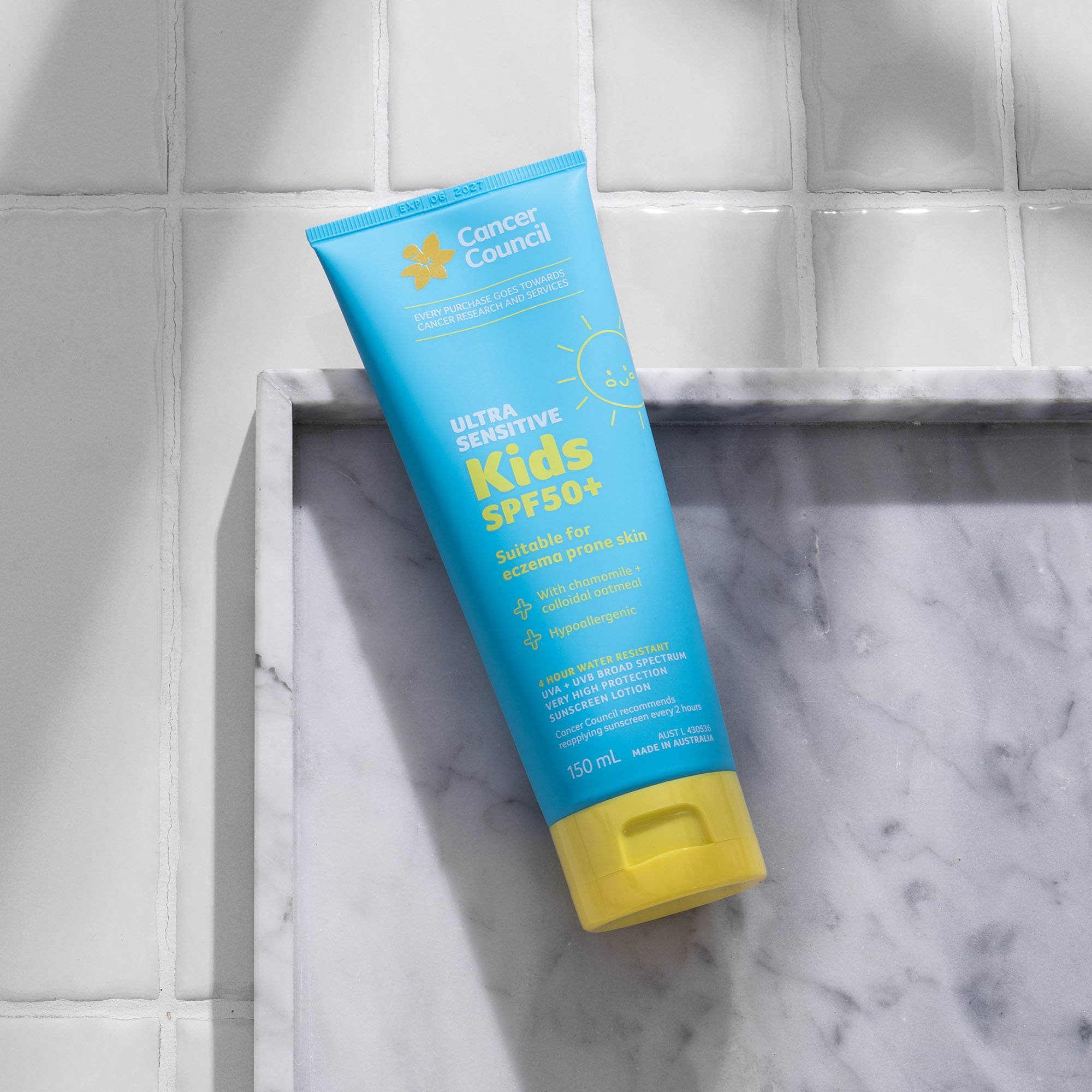 Cancer Council Ultra Sensitive Kids SPF50+ 150ml - Image 6