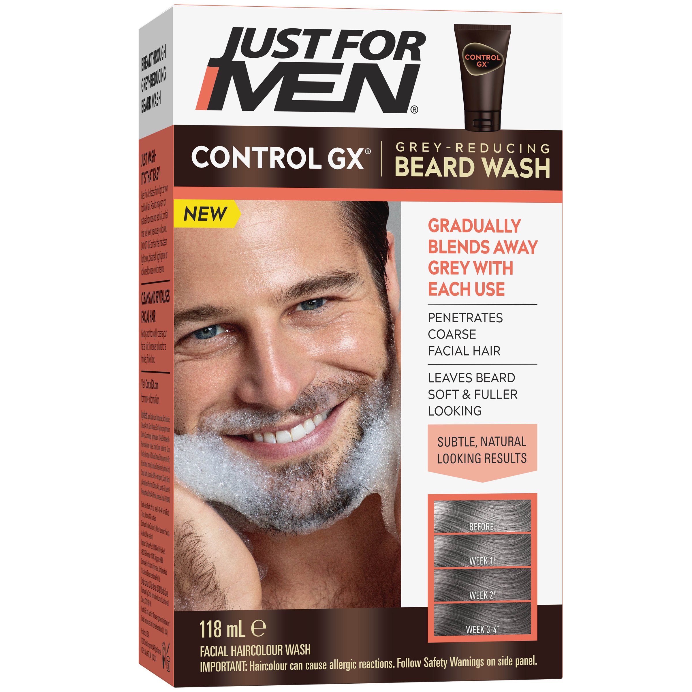 Just For Men Control GX Beard Wash 118ml - Image 10