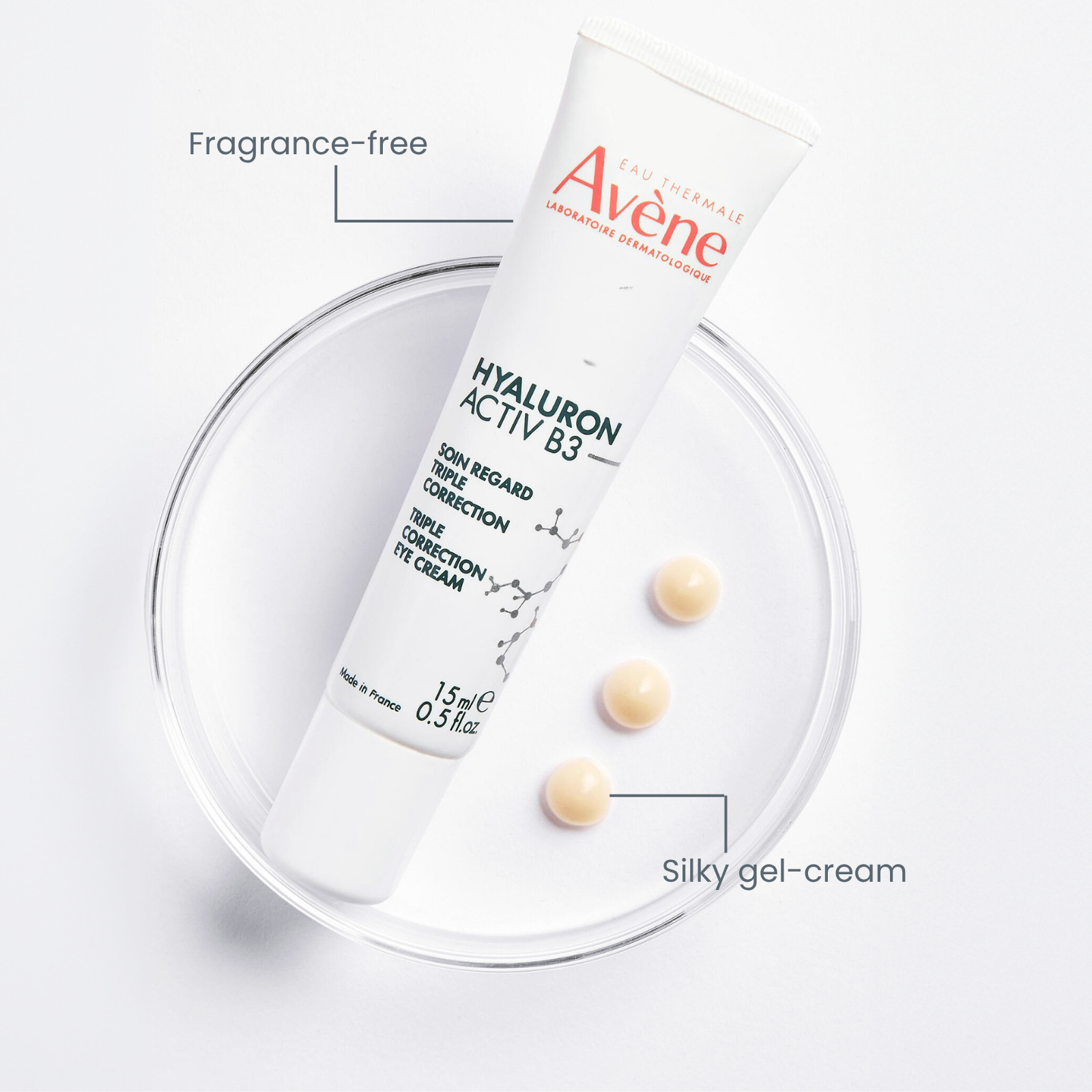 Avene Hyaluron Activ B3 Triple Correction Eye Cream 15ml - Image 2