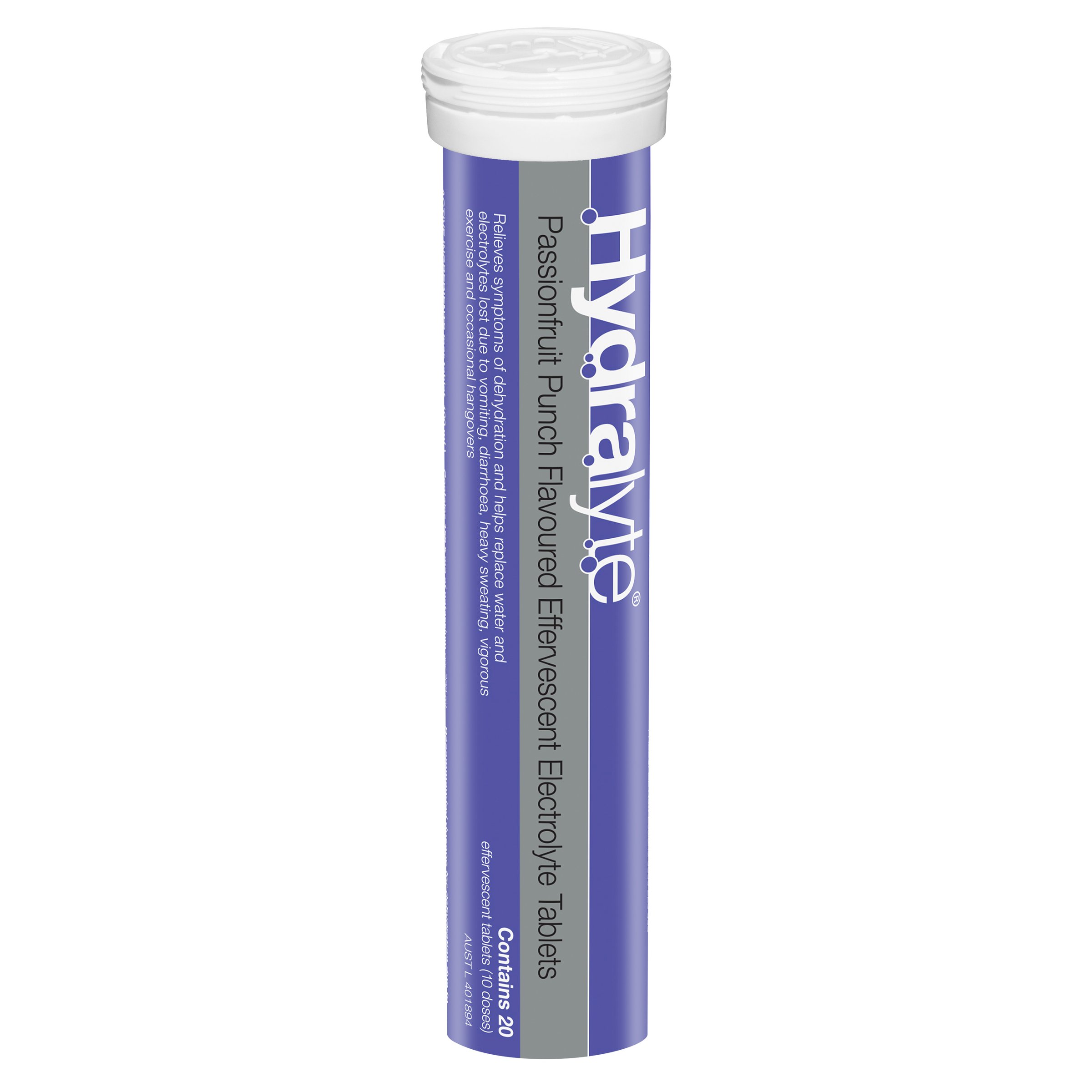 Hydralyte Effervescent Passionfruit Punch 20 tablets - Image 8