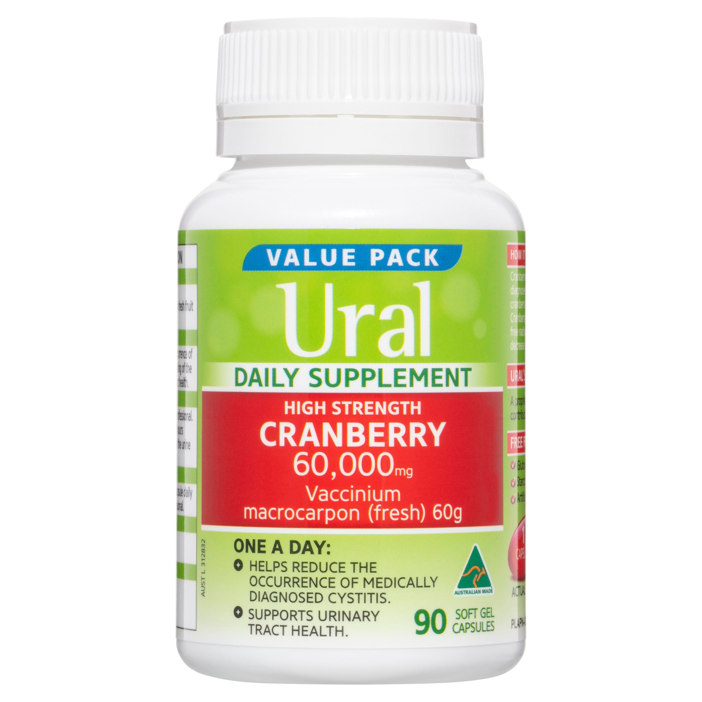 Ural High Strength Daily Cranberry 90 capsules - Image 5