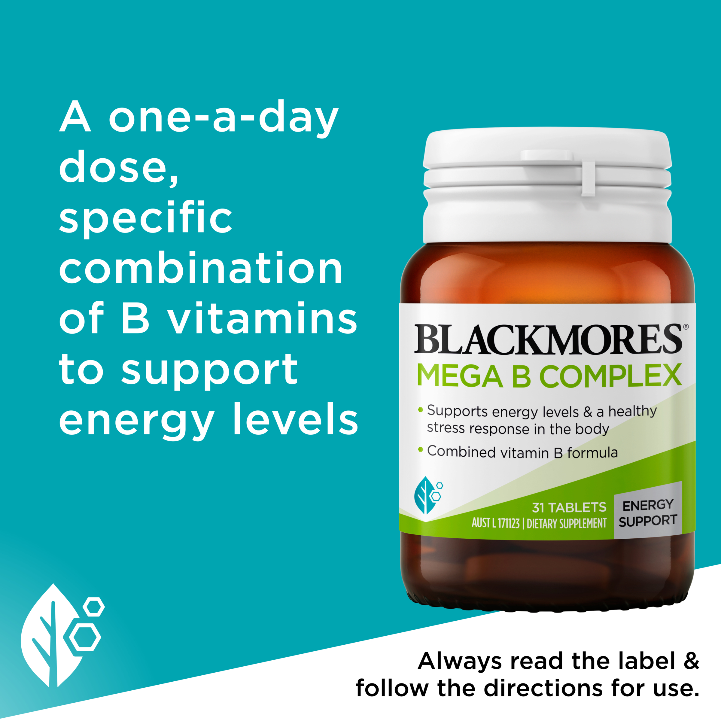 Blackmores Mega B Complex 31 tablets - Image 7