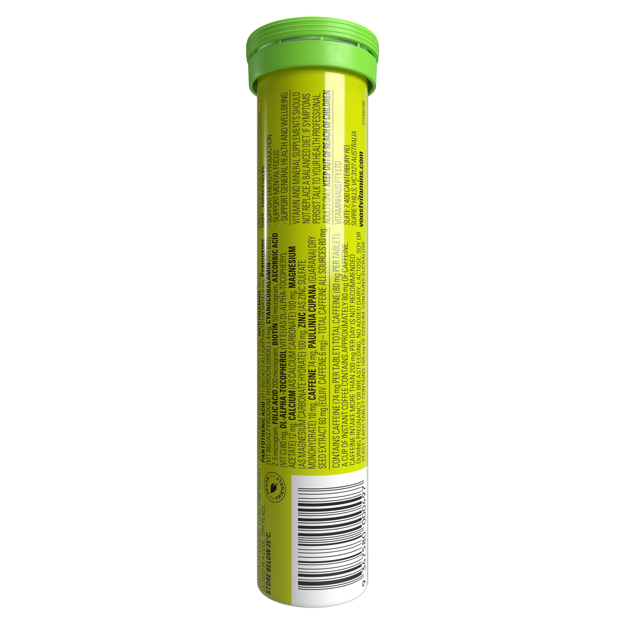 Voost Energy Orange & Mango Effervescent 20 tablets - Image 2