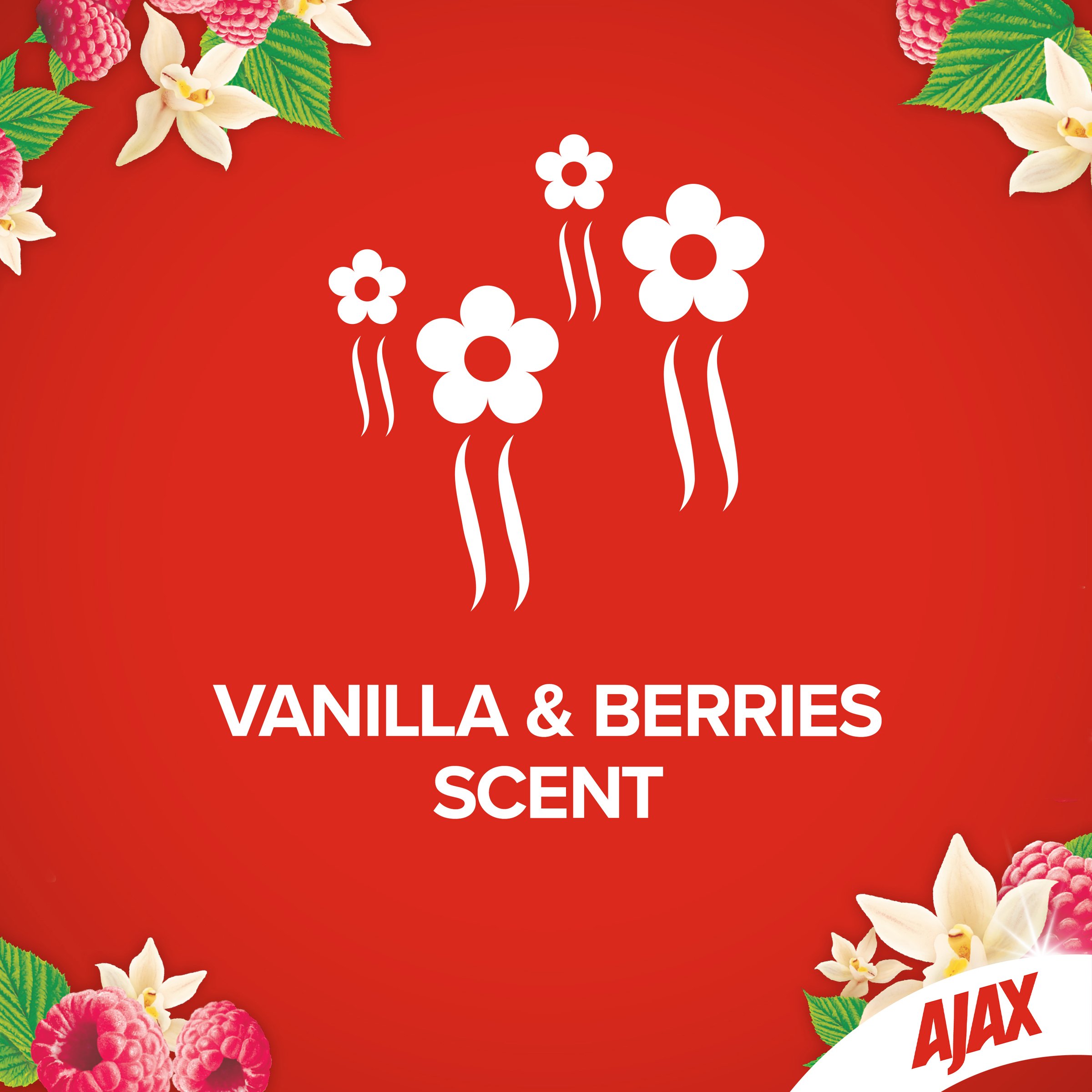 Ajax Spray n Wipe Divine Blends Vanilla & Berry 475ml - Image 3