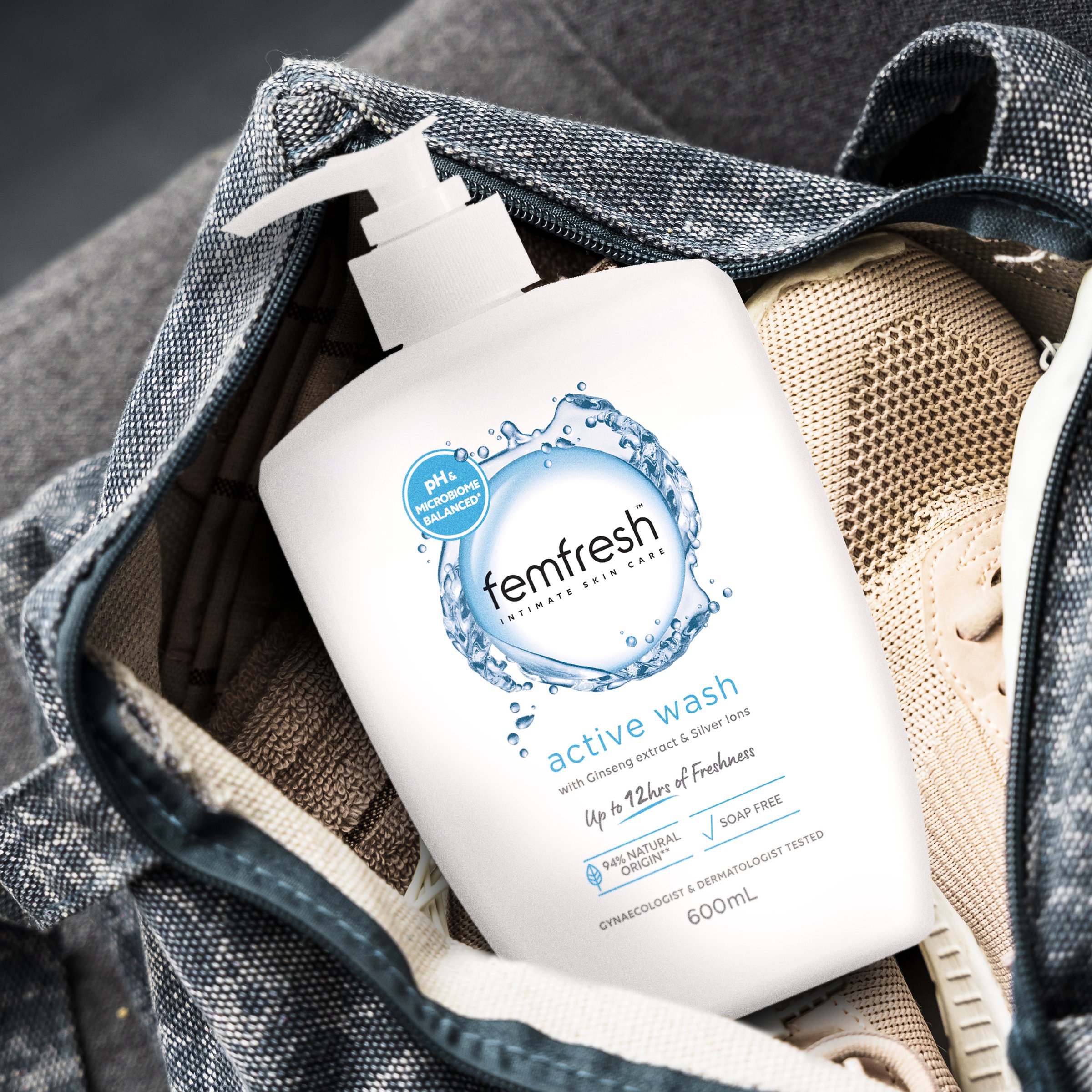Femfresh Wash Active 600ml - Image 6