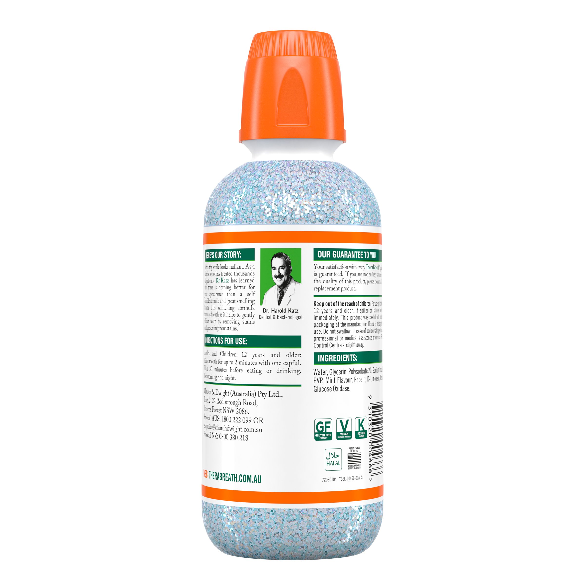 Therabreath Oral Rinse Whitening 473ml - Image 2