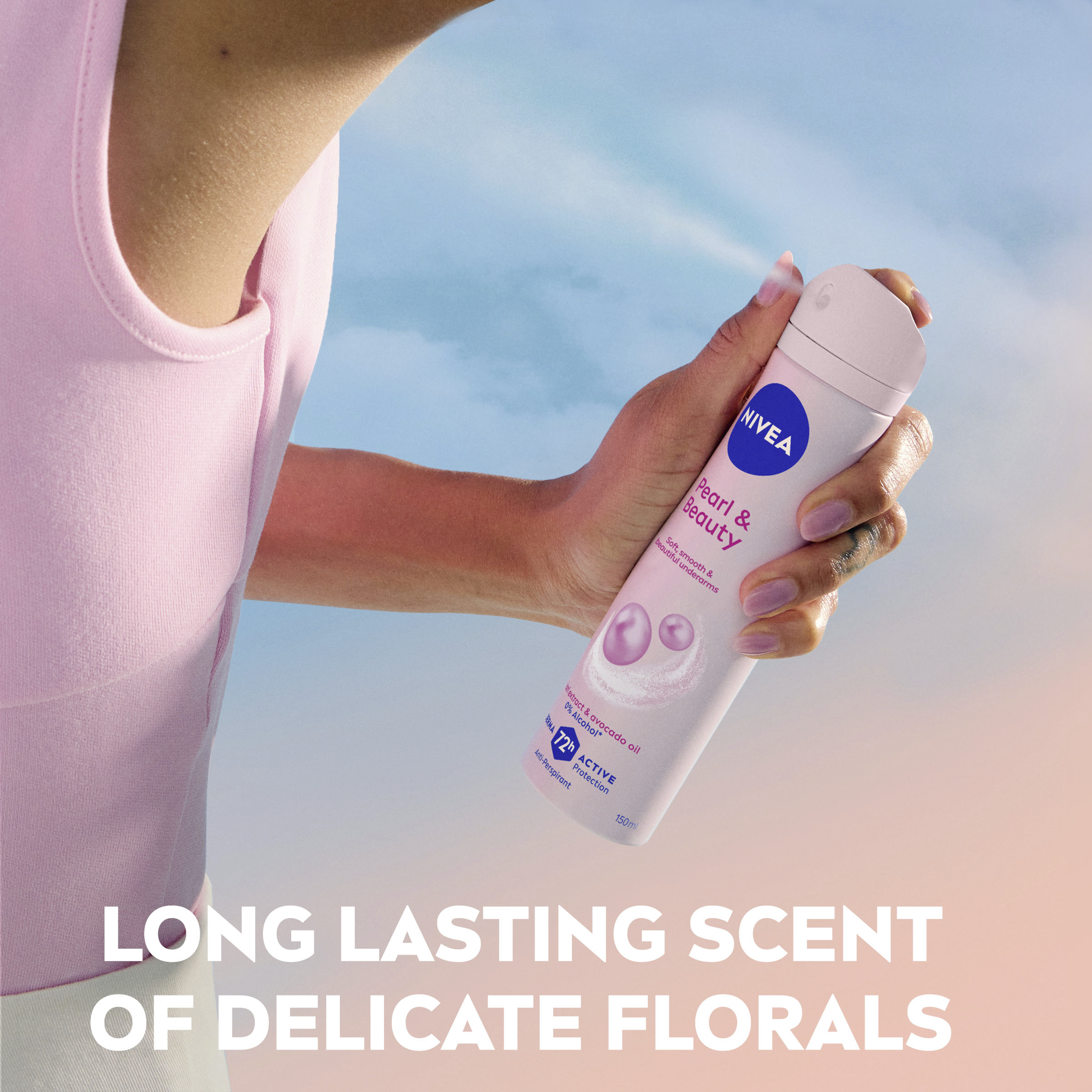 Nivea Deodorant Aerosol Pearl & Beauty 250ml - Image 3