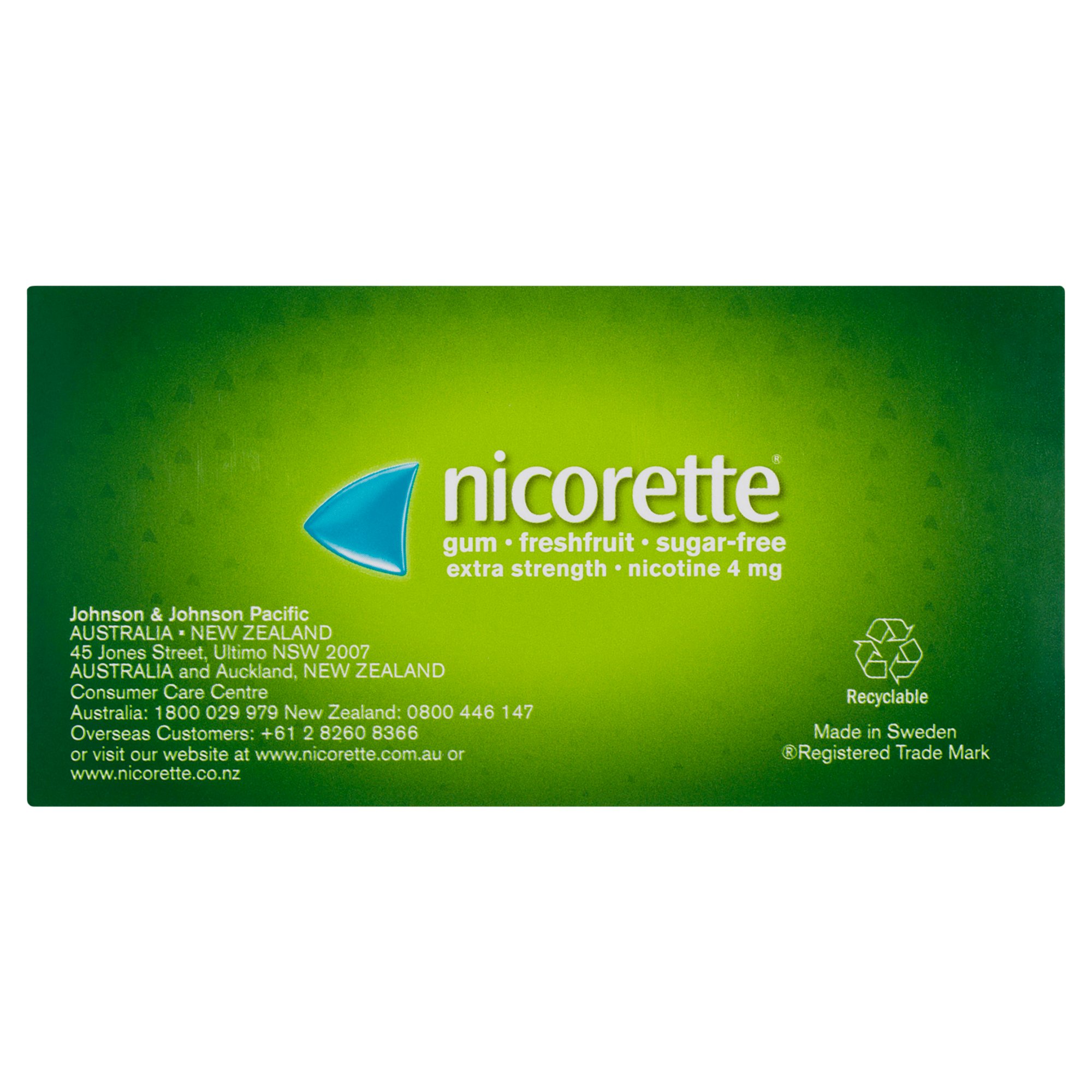 Nicorette Gum Freshfruit 4mg 75 pieces - Image 3