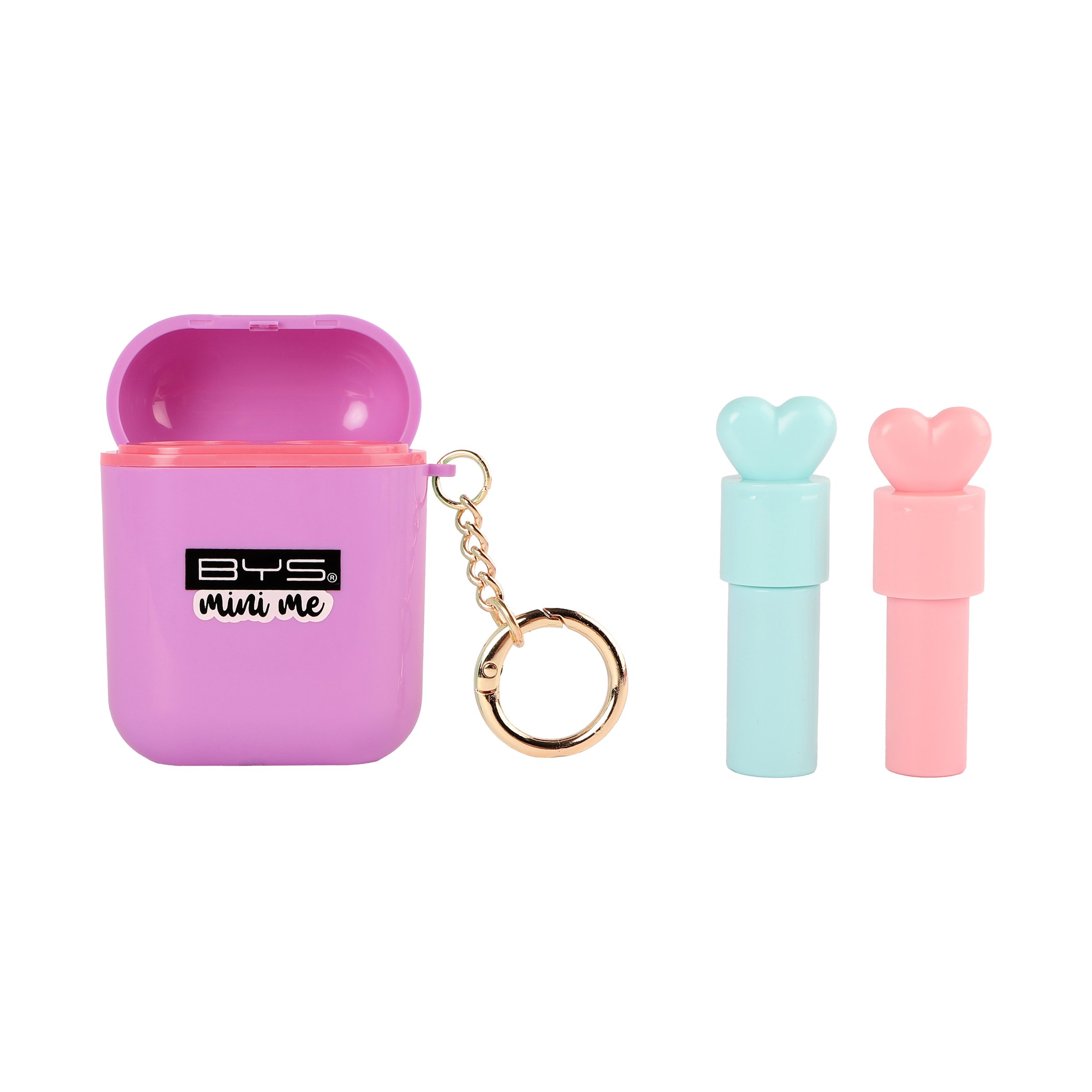 BYS Mini Me Pout Pods Bubblegum Lipgloss & Cotton Candy Lipbalm Duo Purple 2 piece - Image 2