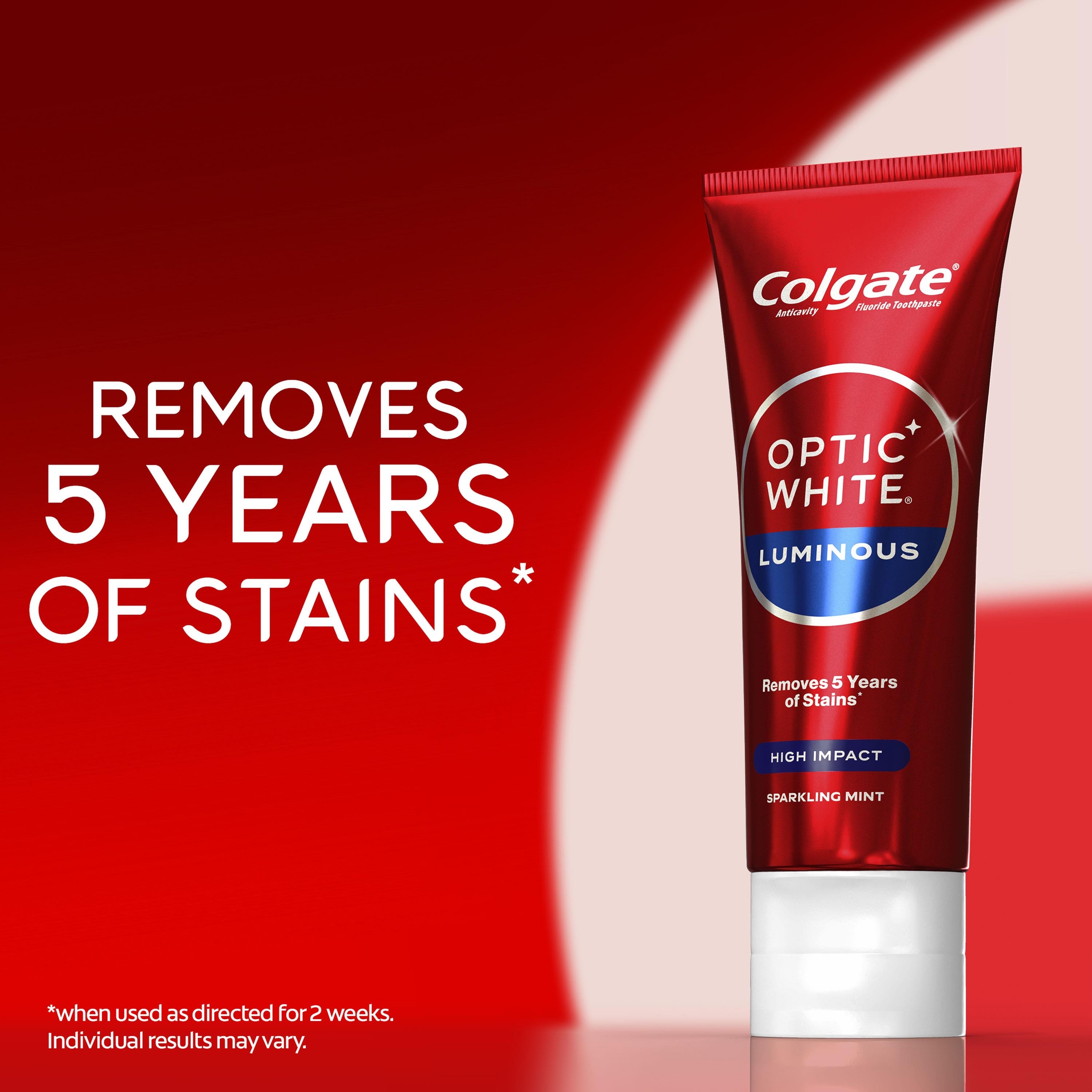 Colgate Optic White Toothpaste High Impact 85g - Image 9