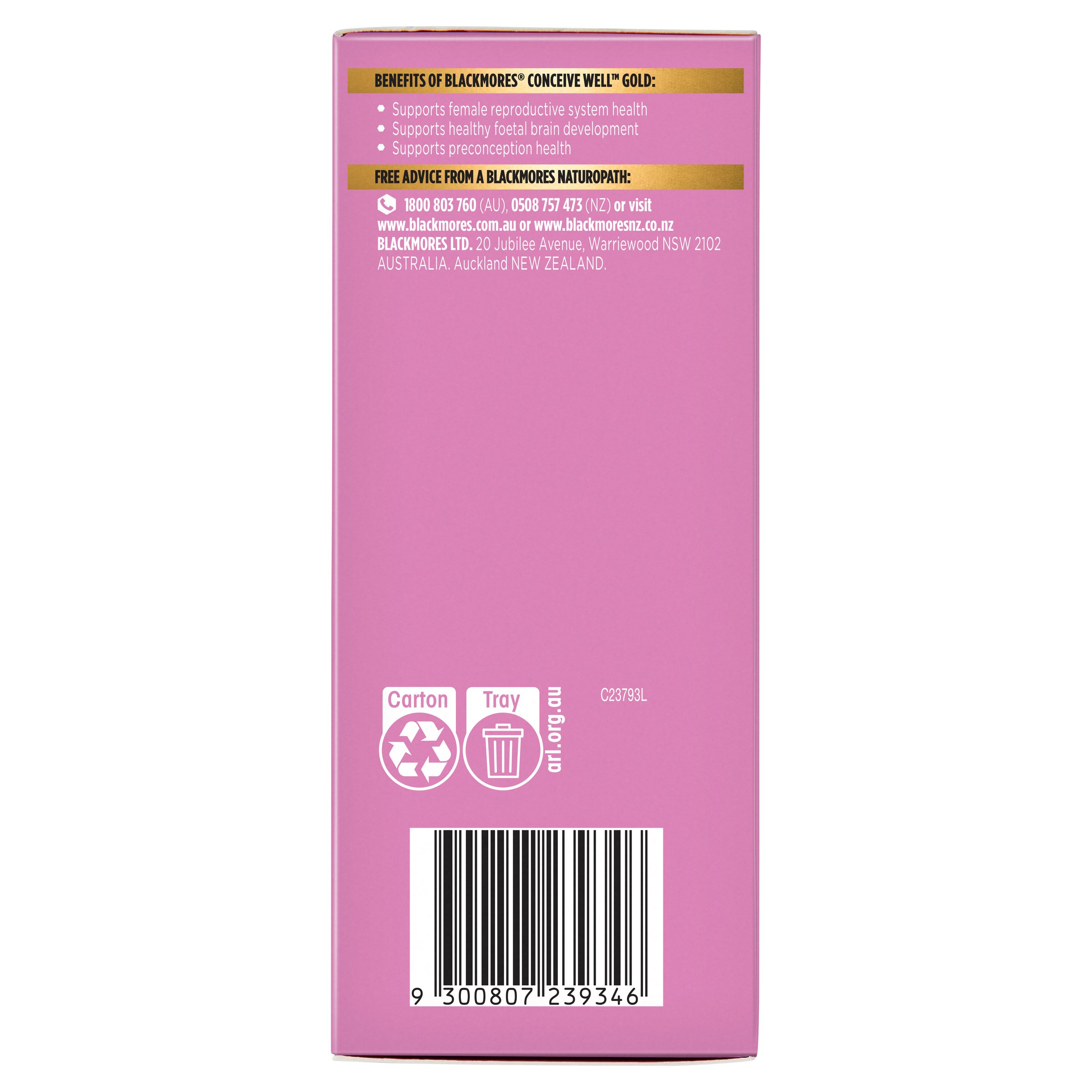 Blackmores Conceive Well Gold 56 tablets - Image 3