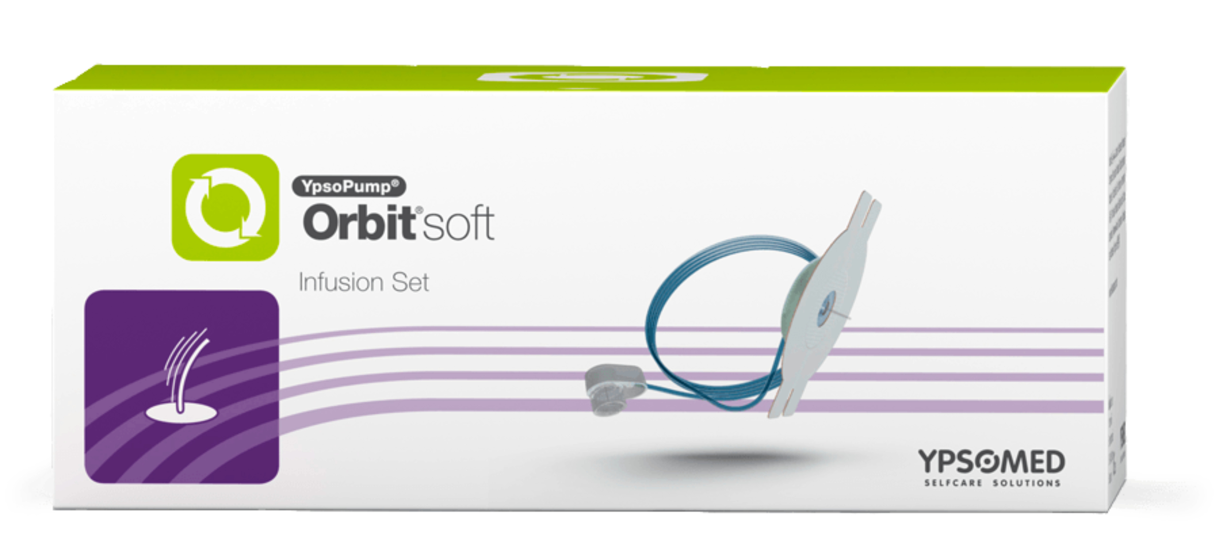 mylife YpsoPump Orbit Soft Infusion Set (6mm/80cm) X 10 - Image 1