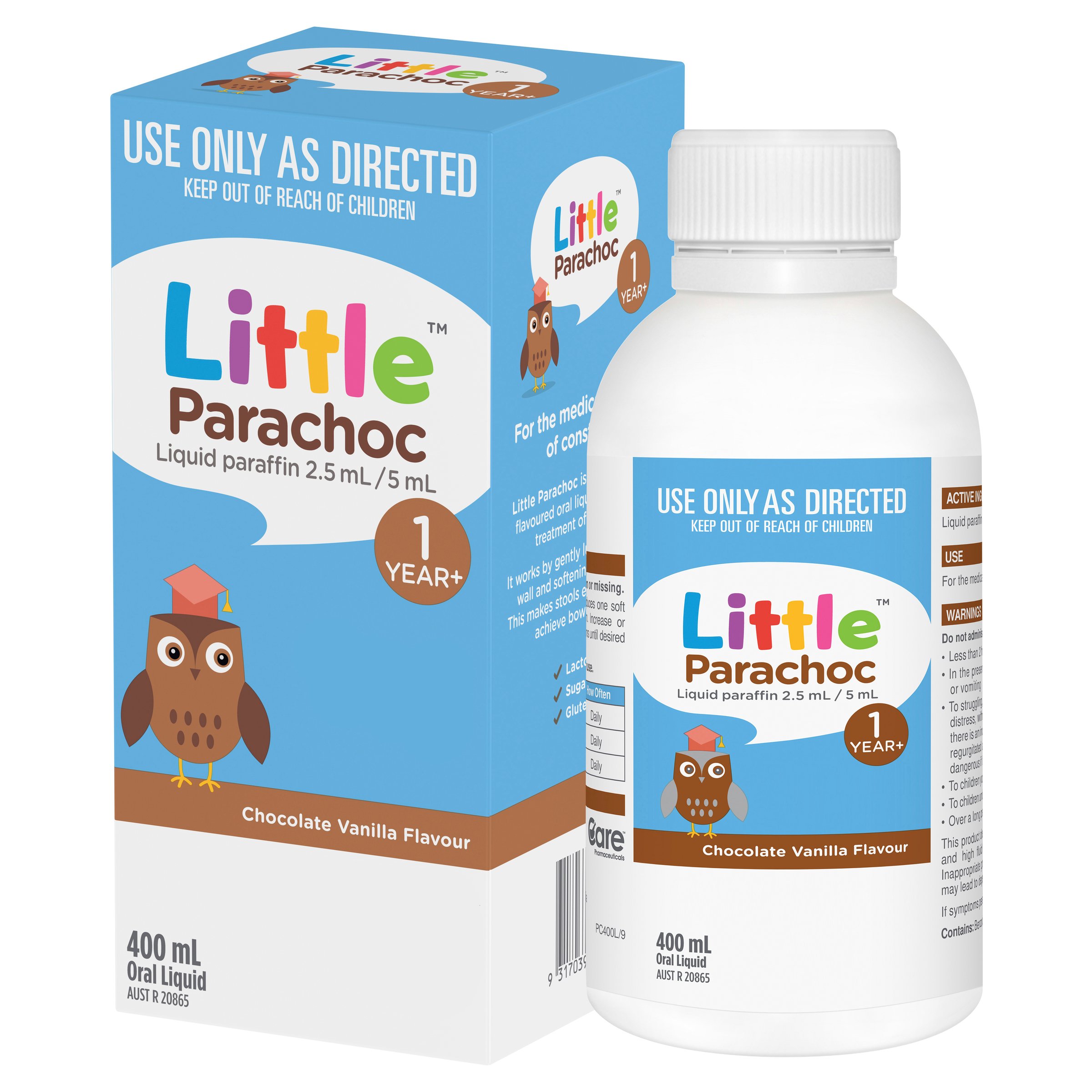 Parachoc Children Emulsion Oral Liquid Chocolate Vanilla Flavoured 400ml - Image 5