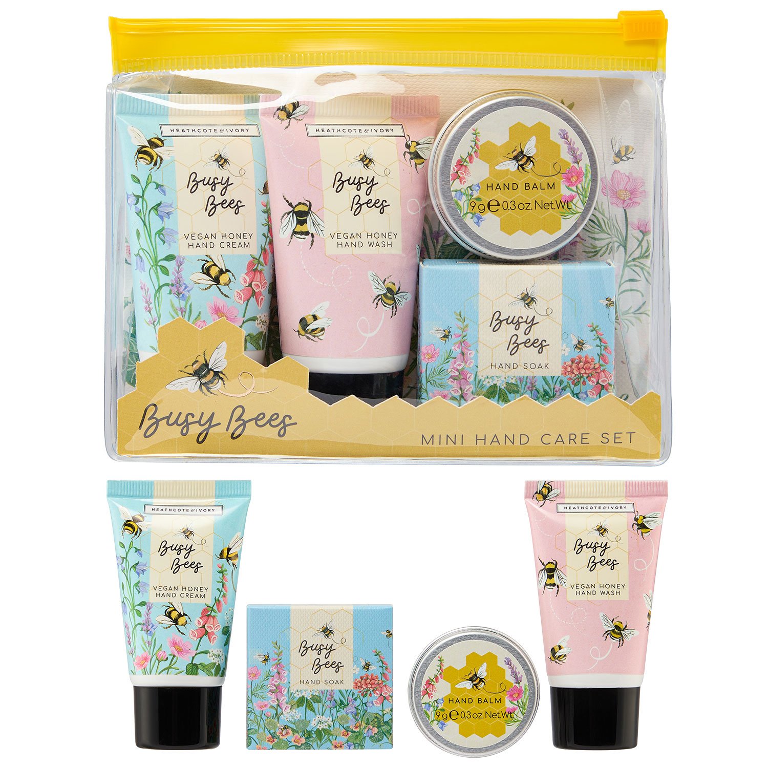 Heathcote & Ivory Busy Bees Mini Hand Care Set 4 piece