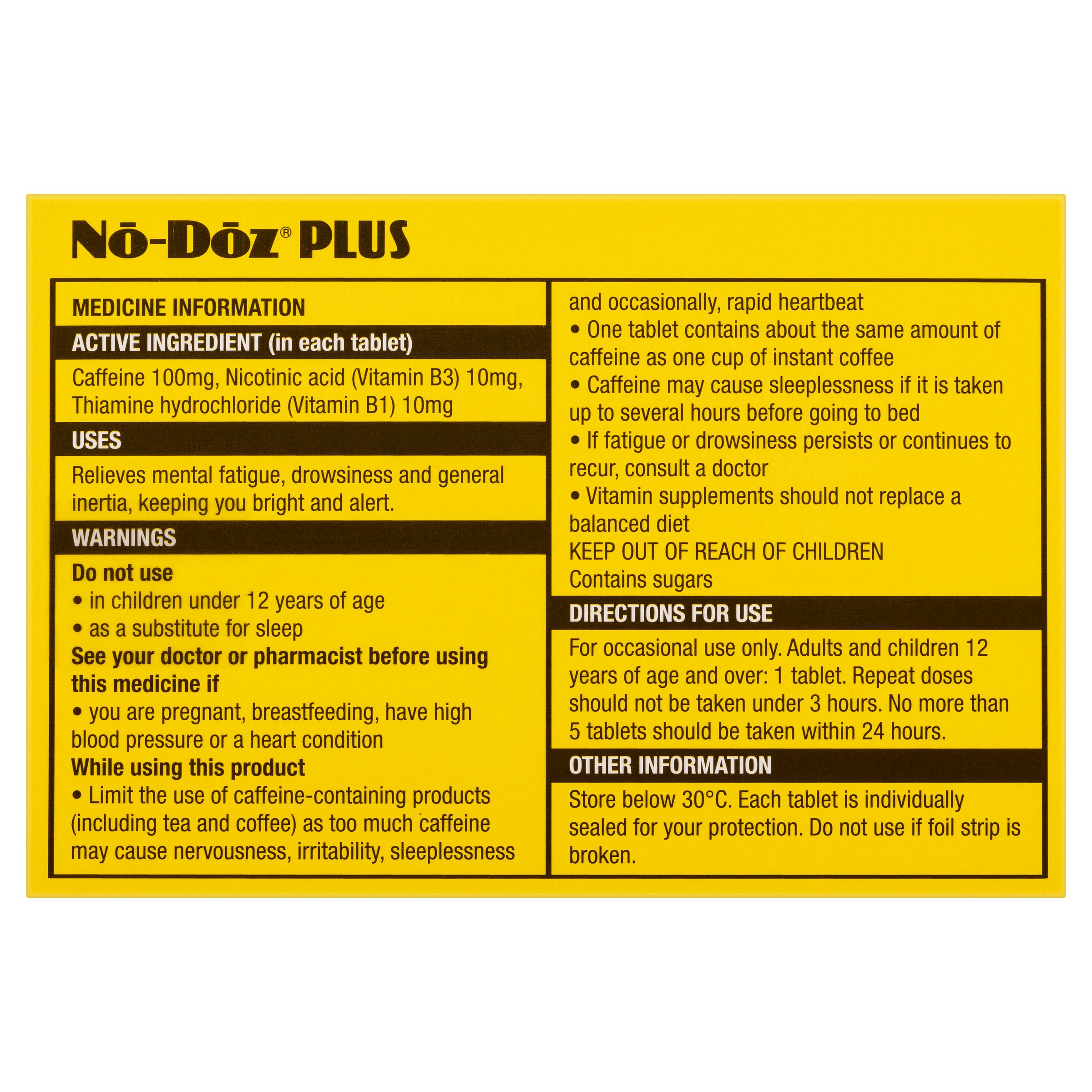 No-Doz Plus 24 - 30g - Image 2