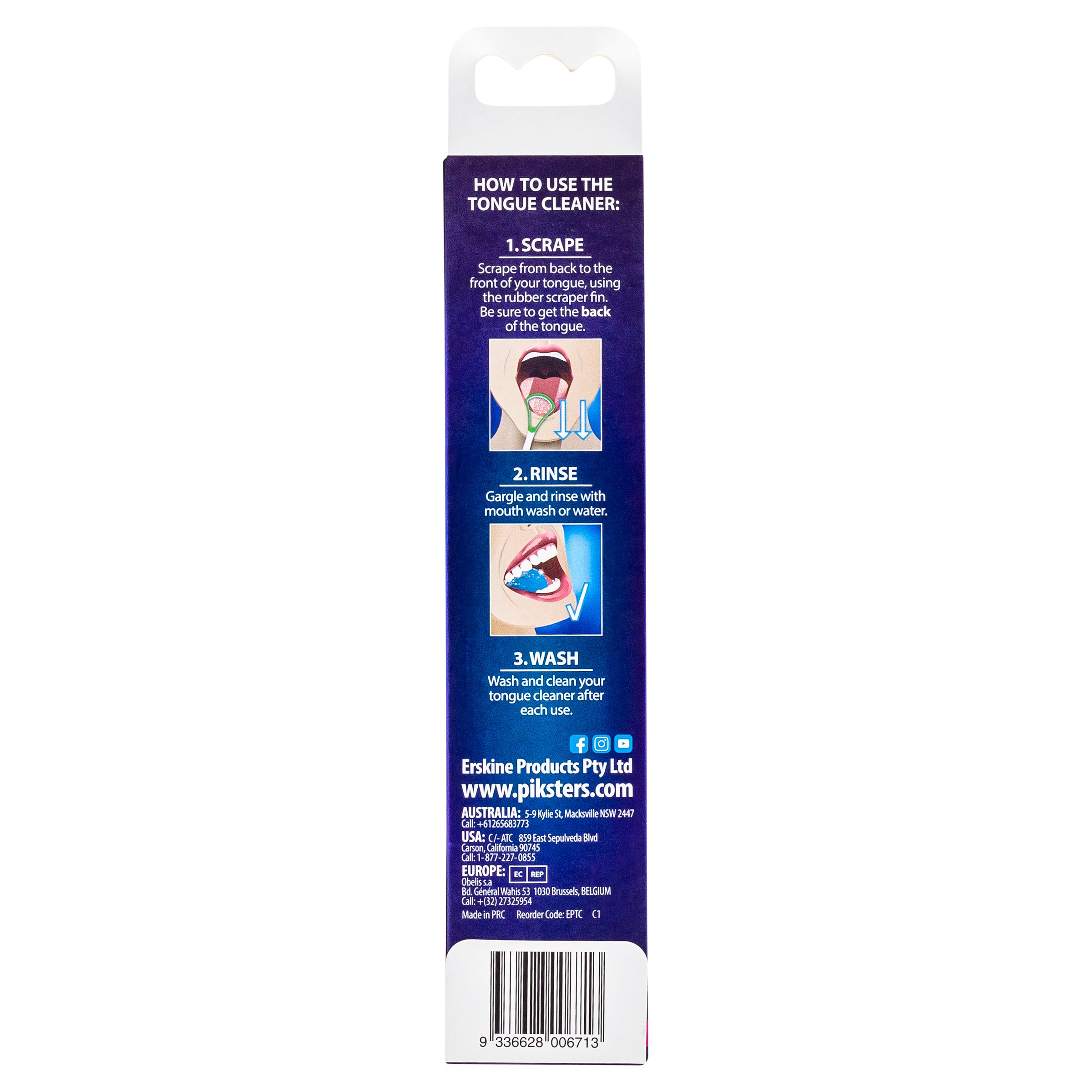 Piksters Tongue Cleaner 1 each - Image 2