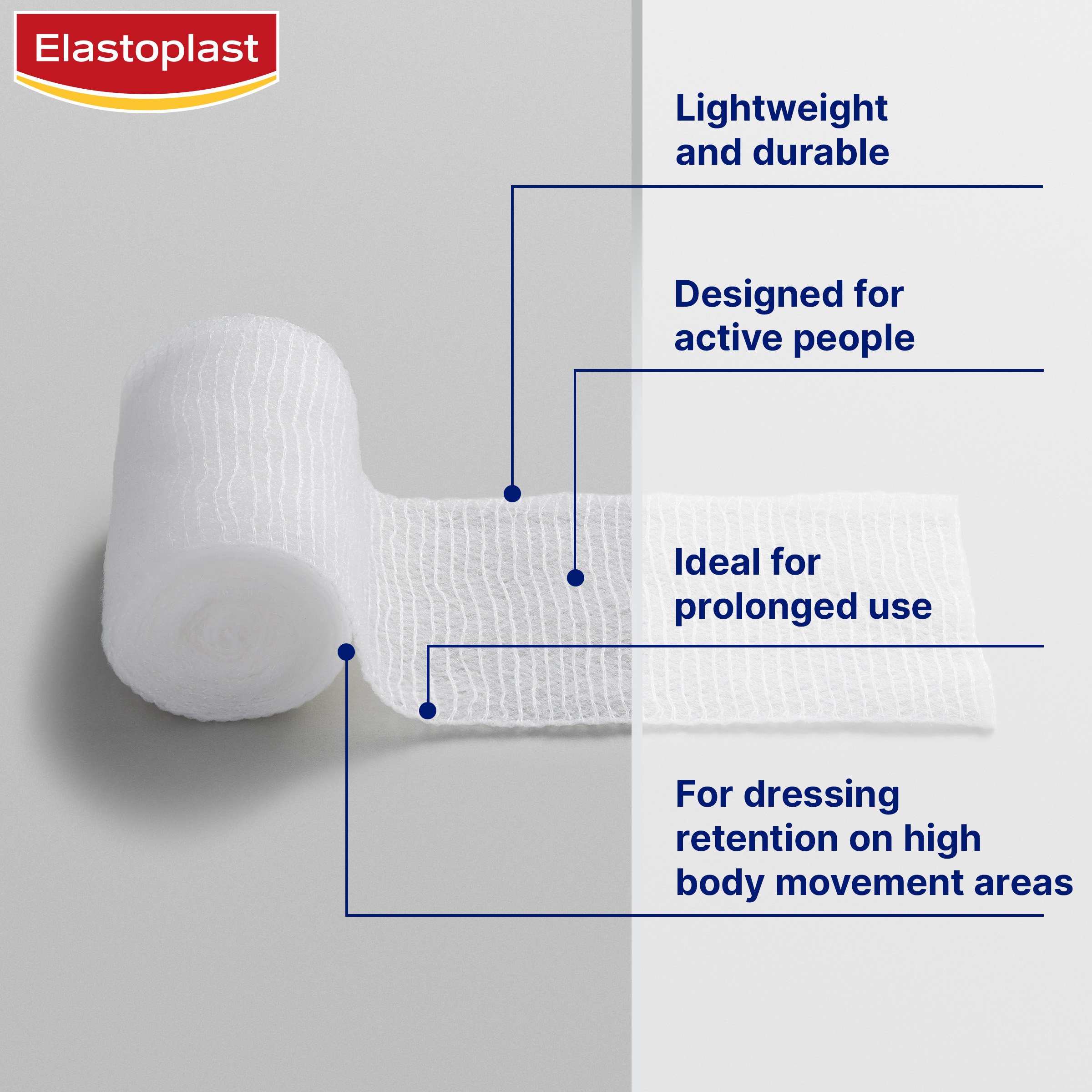 Elastoplast Conforming Bandage 8cm X 2m 1 each - Image 5