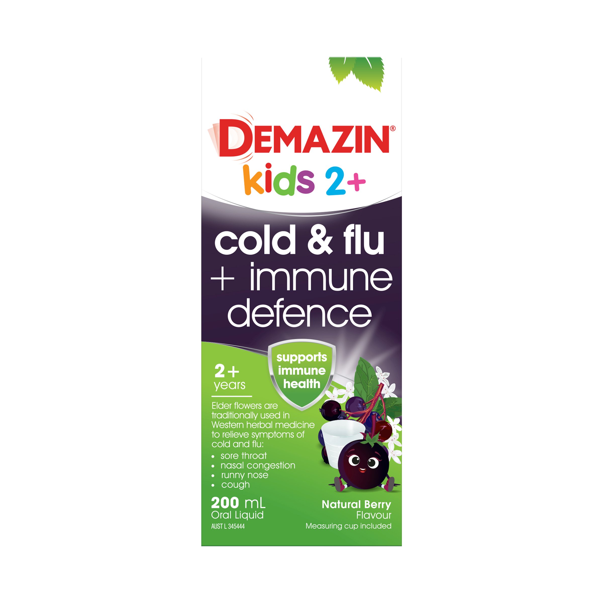 Demazin Cold And Flu + Immune Defence 200ml - Image 1