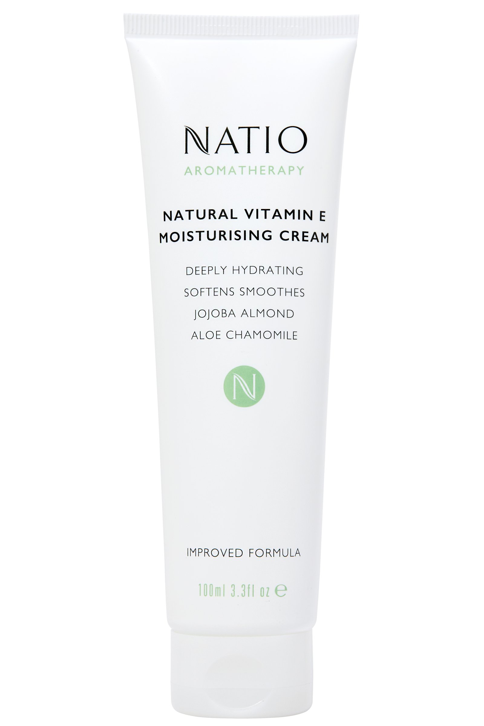Natio Aromatherapy Natural Vitamin E Moisturising Cream 100ml