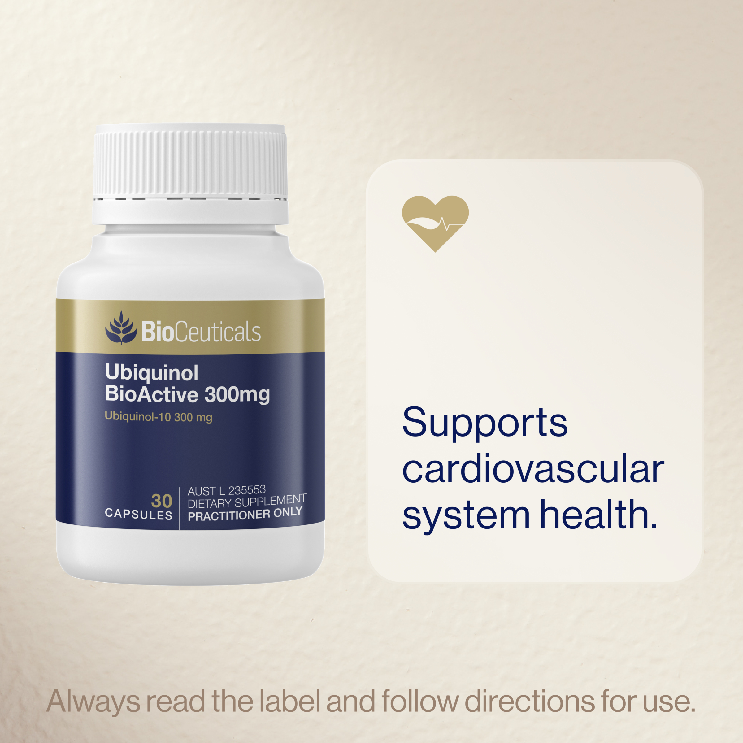 BioCeuticals Ubiquinol BioActive 300mg - 30 capsules - Image 6