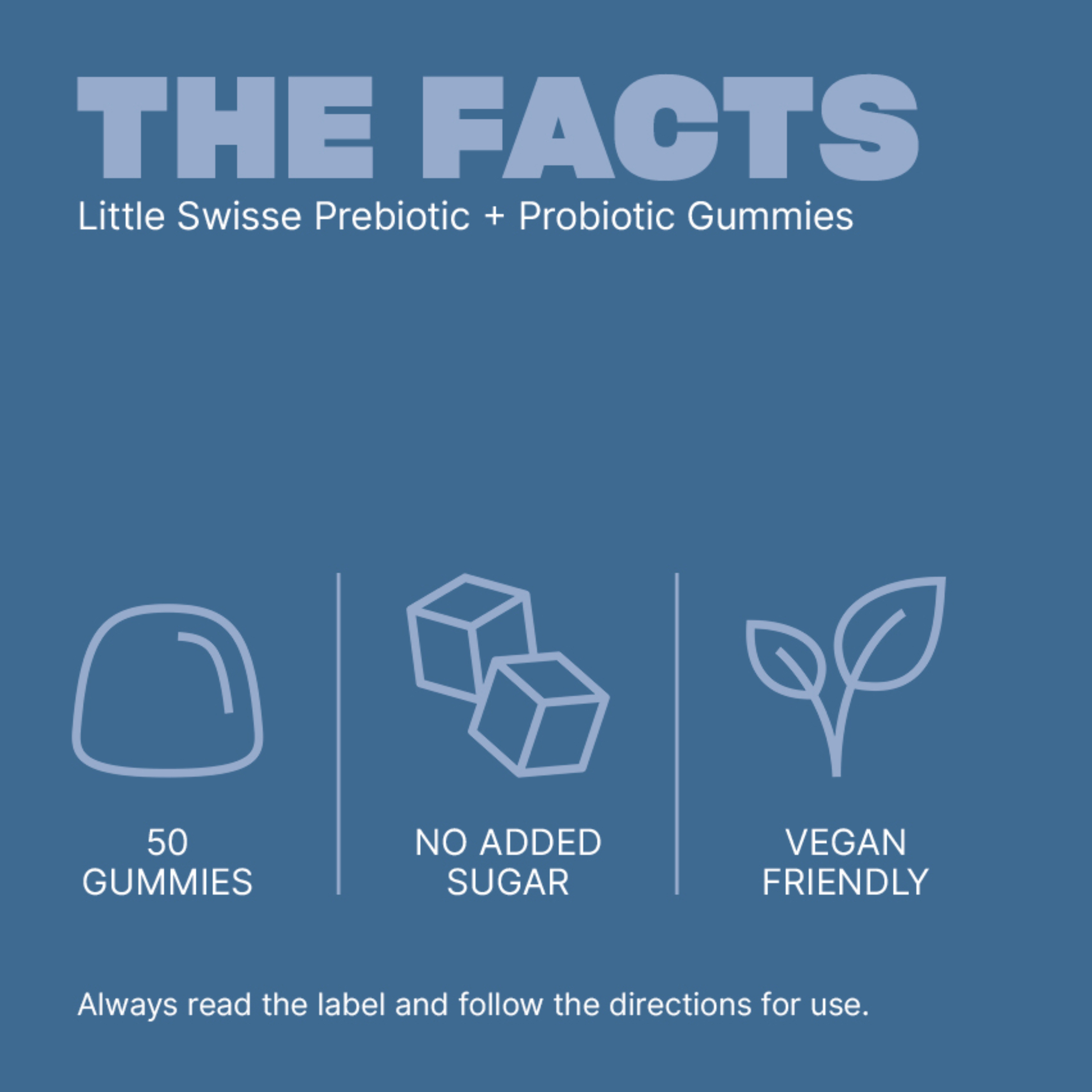Swisse Little Swisse Prebiotic + Probiotic Gummies 50 pastilles - Image 5