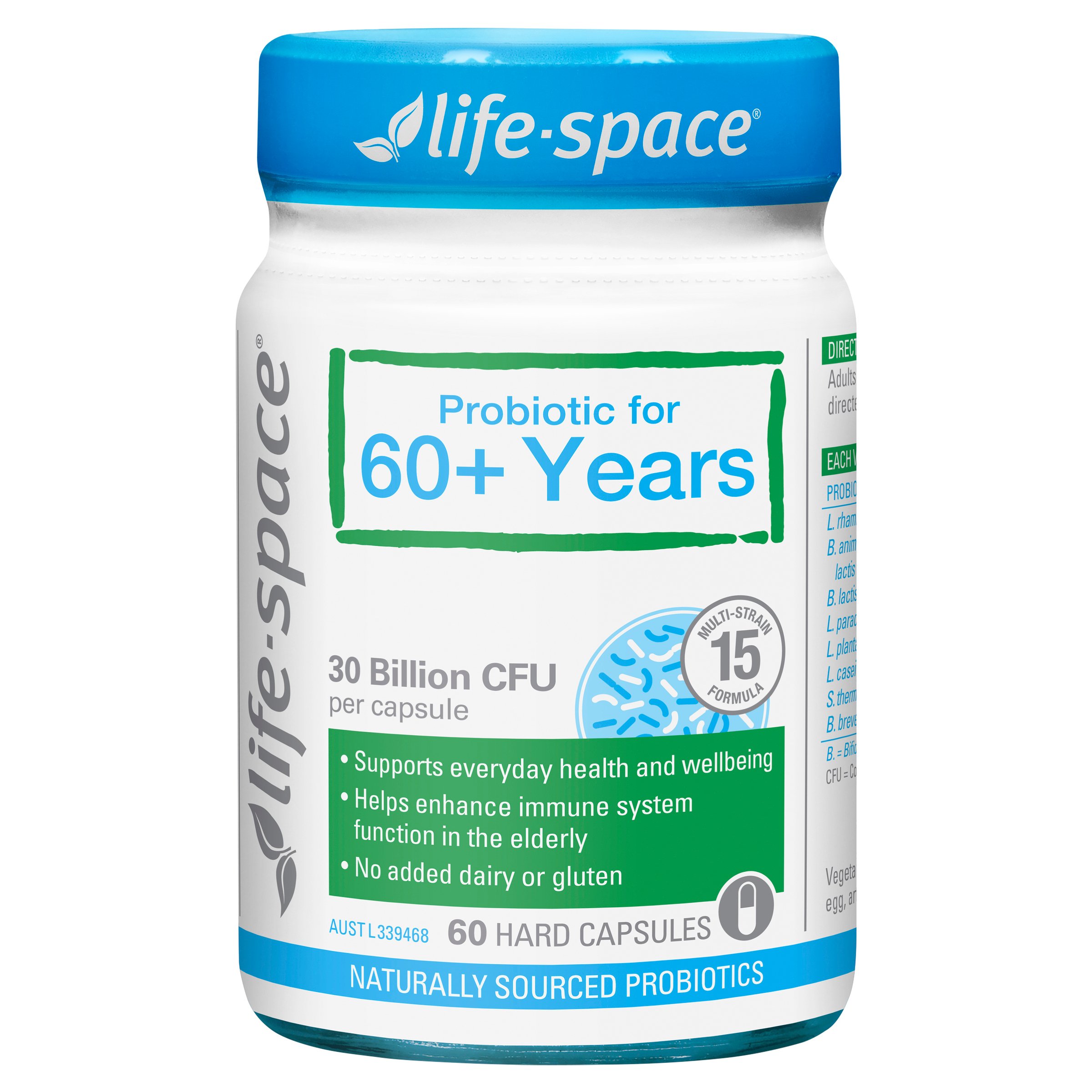 Life-Space Probiotic for 60+ Years 60 capsules - Image 1