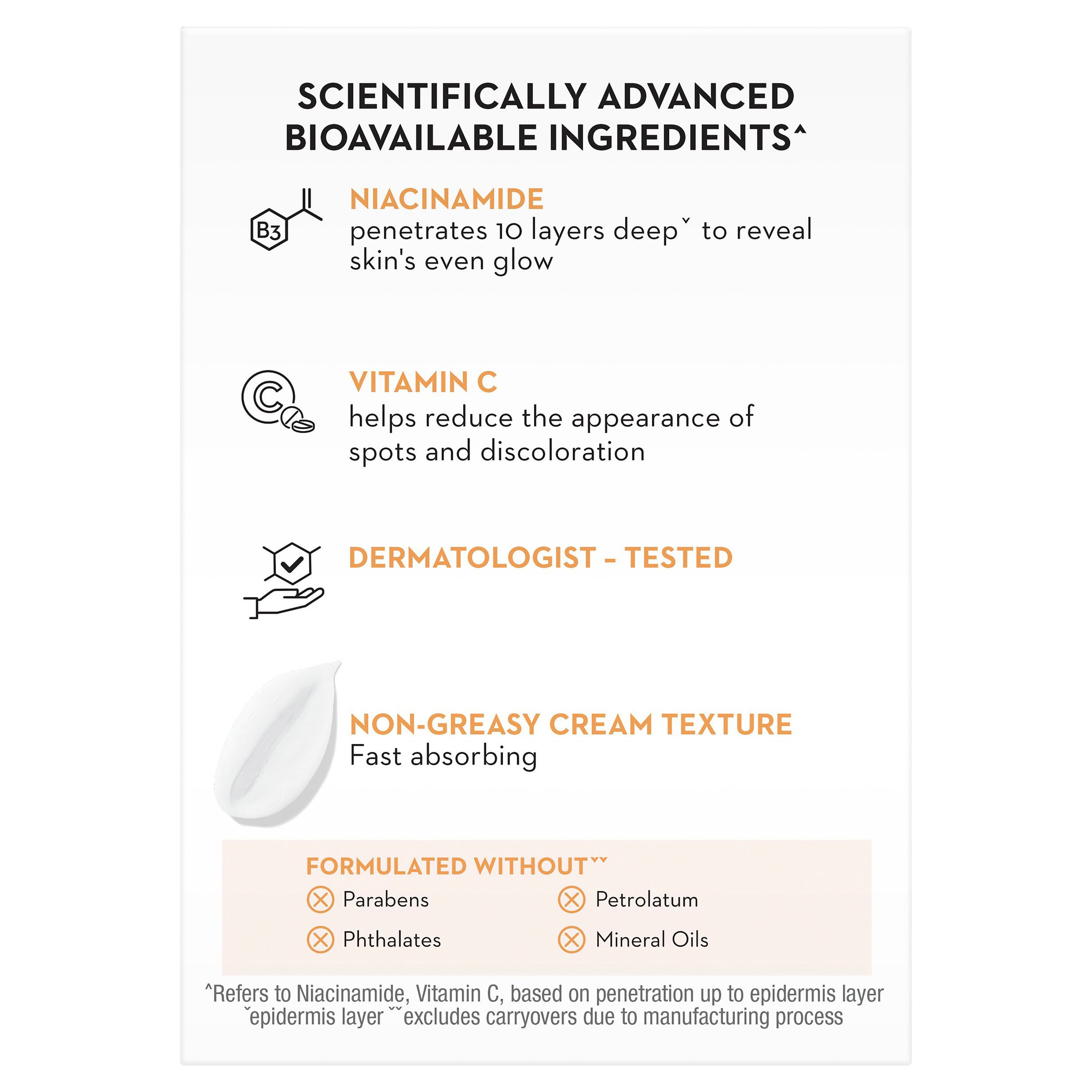Olay Luminous Niacinamide + Vitamin C Face Cream Moisturiser 50g - Image 4